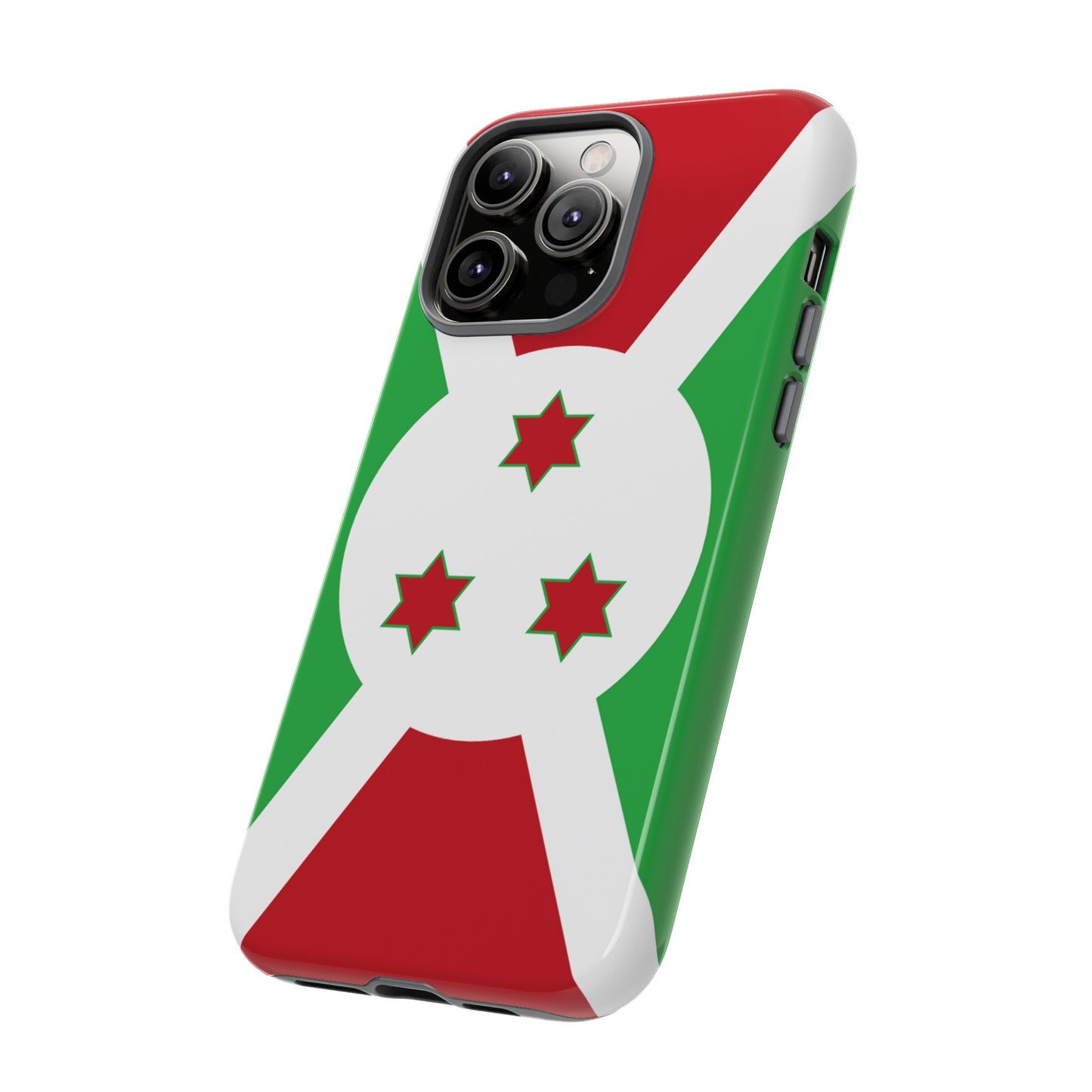 Burundi Flag Phone Case | iPhone 15 Plus/ Pro, 14, 13, 12| Google Pixel 7, Pro, 5| Samsung Galaxy S23 All Major Phone Models