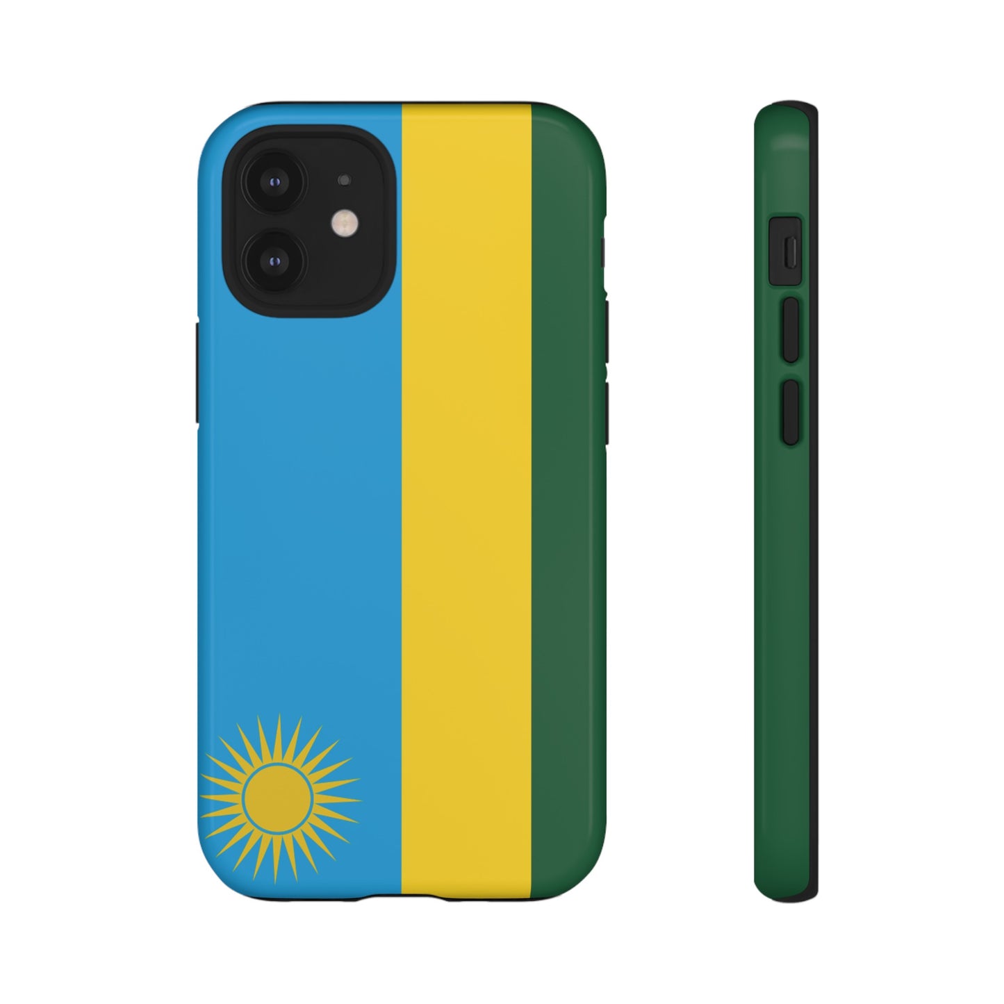 Rwanda Flag Phone Case | iPhone 15 Plus/ Pro, 14, 13, 12| Google Pixel 7, Pro, 5| Samsung Galaxy S23 All Major Phone Models