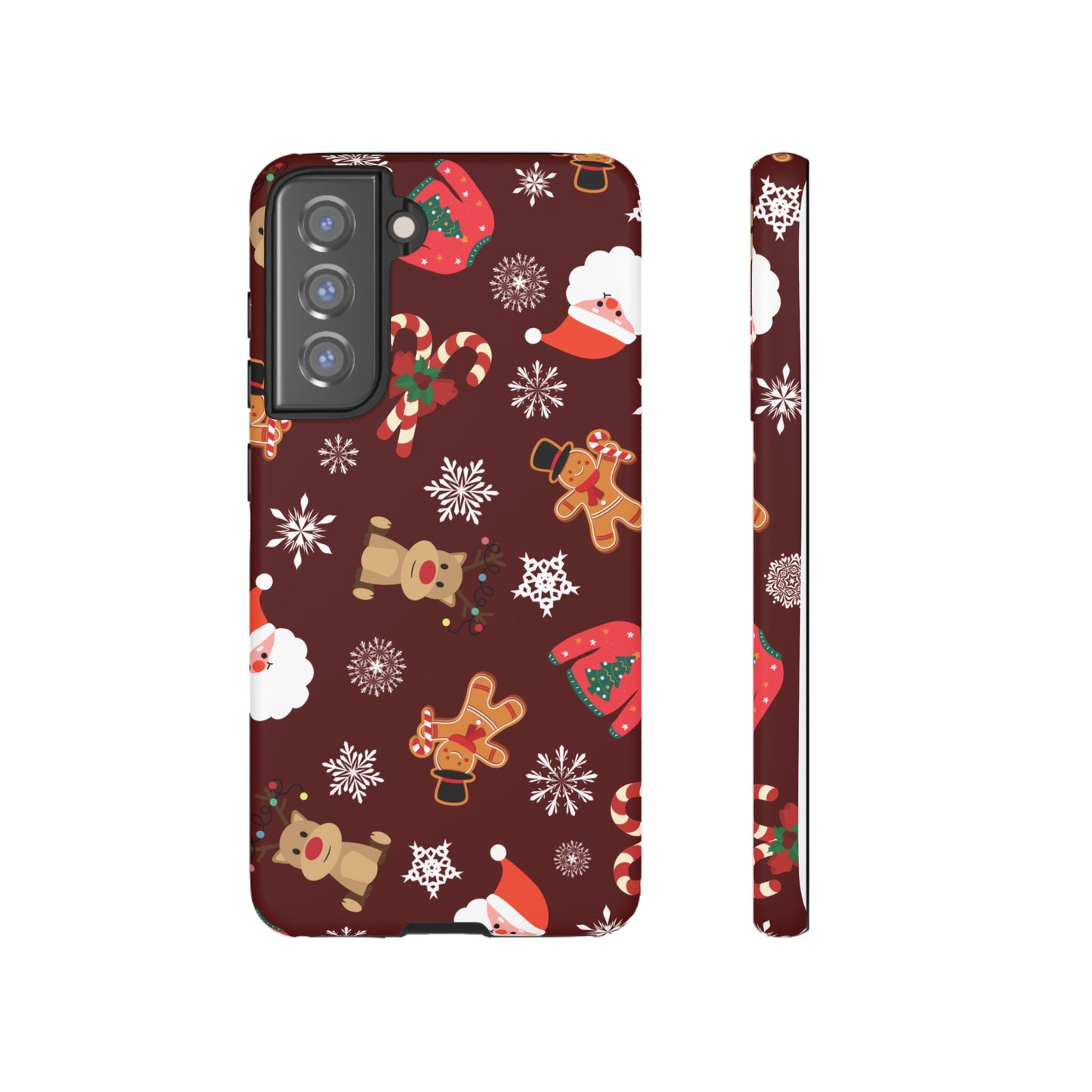 Festive Christmas Wallpaper Phone Case | iPhone 15 Plus/ Pro, 14, 13, 12| Google Pixel 7, Pro, 5| Samsung Galaxy S23 All Major Phone Models