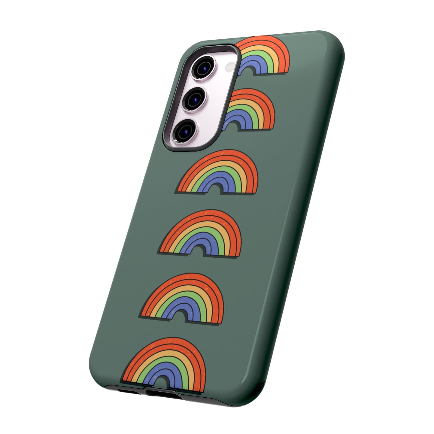 Rainbow Wallpaper Phone Case | iPhone 15 Plus/ Pro, 14, 13, 12| Google Pixel 7, Pro, 5| Samsung Galaxy S23 All Major Phone Models