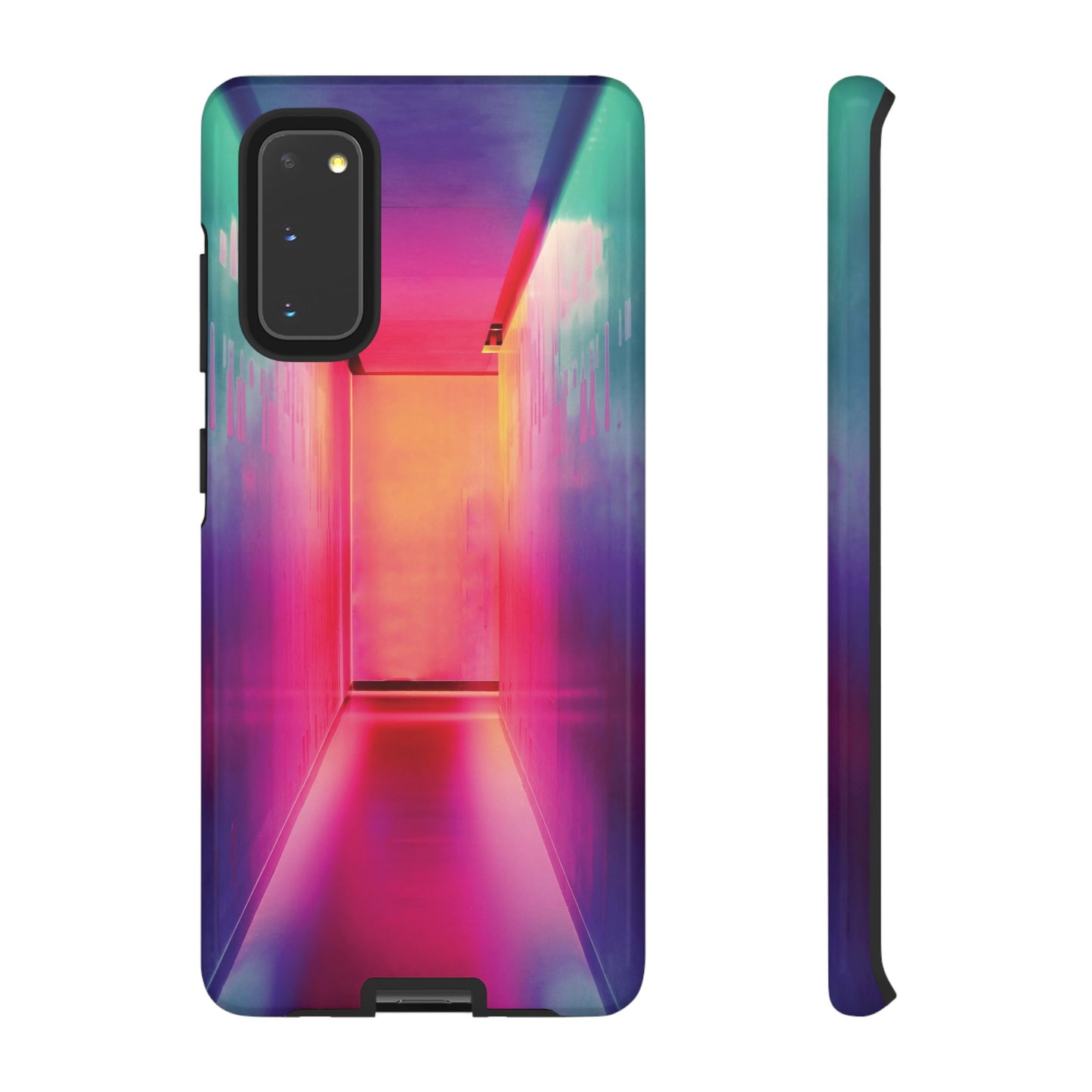 Rainbow Hallway Wallpaper Phone Case | iPhone 15 Plus/ Pro, 14, 13, 12| Google Pixel 7, Pro, 5| Samsung Galaxy S23 All Major Phone Models