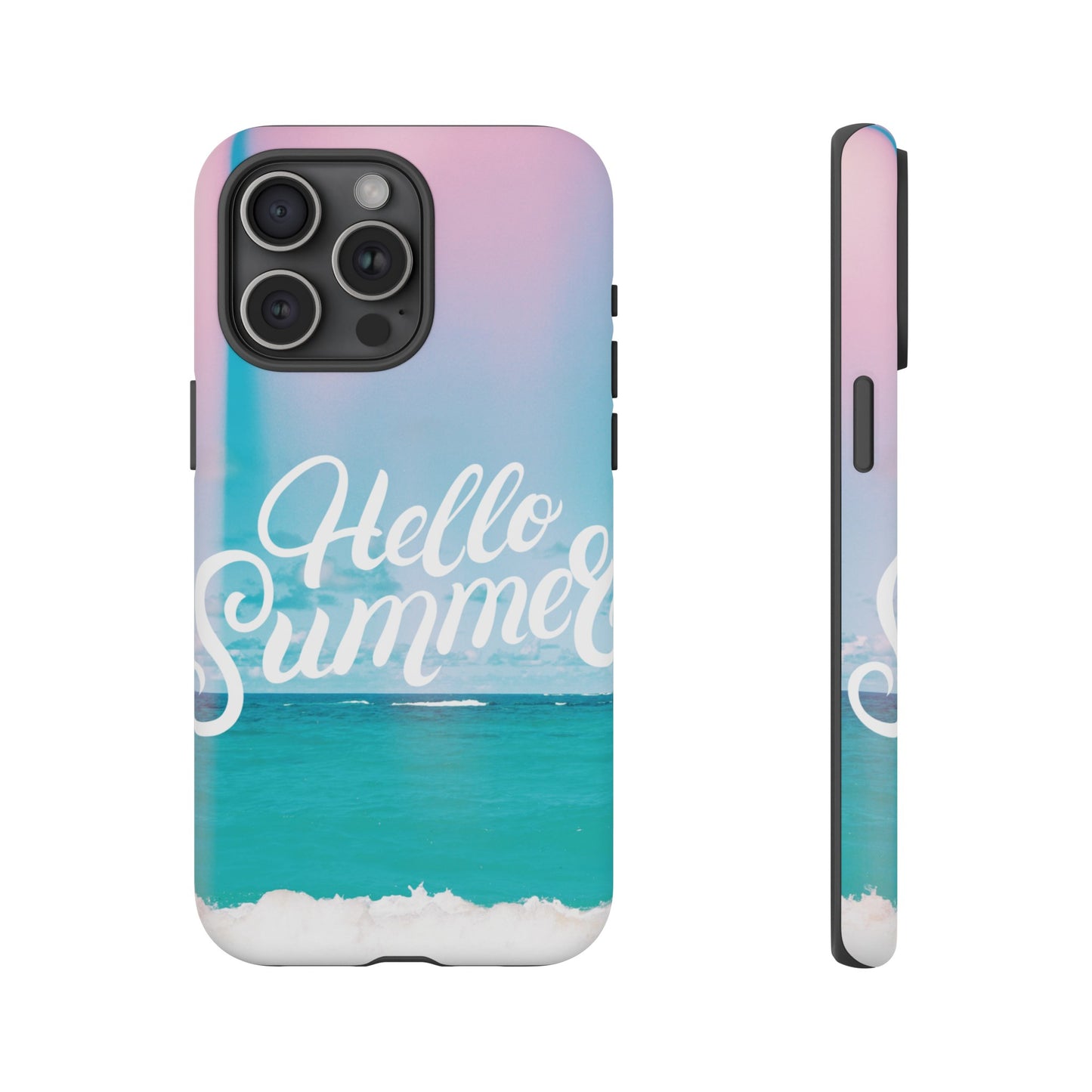 Hello Summer Wallpaper Phone Case | iPhone 15 Plus/ Pro, 14, 13, 12| Google Pixel 7, Pro, 5| Samsung Galaxy S23 All Major Phone Models