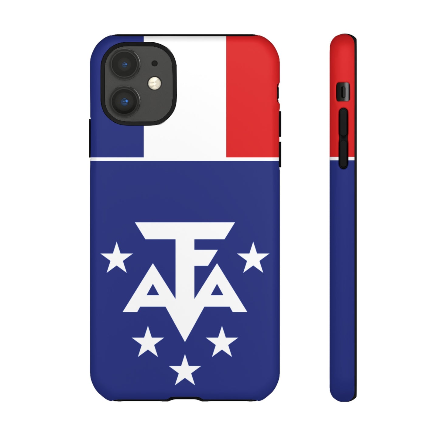 French Southern And Antarctic Lands Flag Phone Case | iPhone 15 Plus/ Pro, 14, 13, 12| Google Pixel 7, Pro, 5| Samsung Galaxy S23 All Major Phone Models