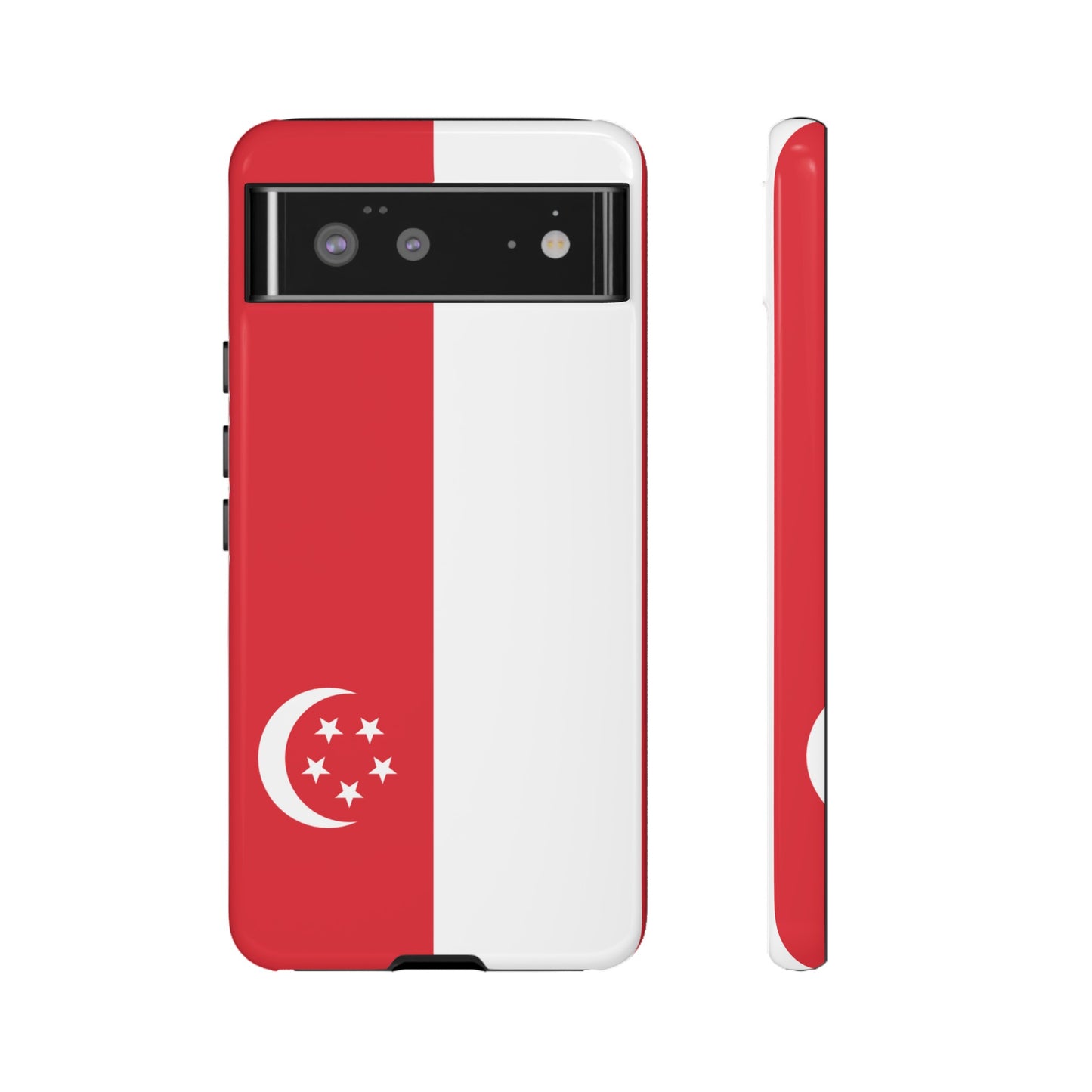 Singapore Flag Phone Case | iPhone 15 Plus/ Pro, 14, 13, 12| Google Pixel 7, Pro, 5| Samsung Galaxy S23 All Major Phone Models