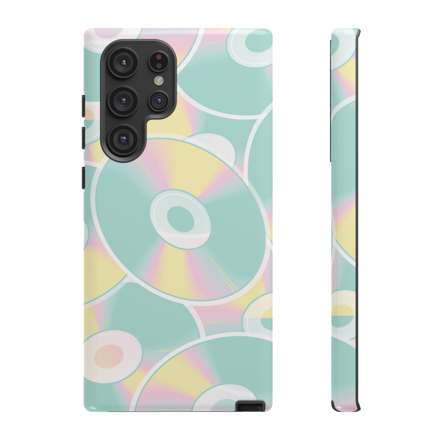 90's CD Wallpaper Phone Case | iPhone 15 Plus/ Pro, 14, 13, 12| Google Pixel 7, Pro, 5| Samsung Galaxy S23 All Major Phone Models