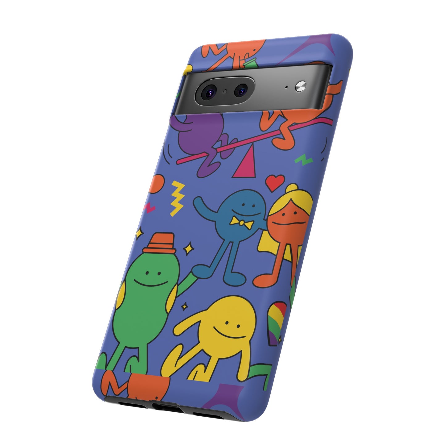 Colourful Cartoon Wallpaper Phone Case | iPhone 15 Plus/ Pro, 14, 13, 12| Google Pixel 7, Pro, 5| Samsung Galaxy S23 All Major Phone Models