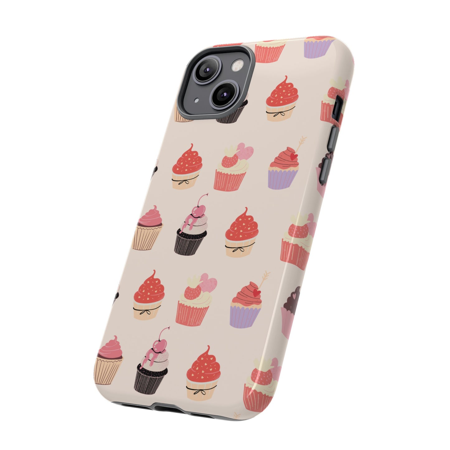 Cupcake Collage Wallpaper Phone Case | iPhone 15 Plus/ Pro, 14, 13, 12| Google Pixel 7, Pro, 5| Samsung Galaxy S23 All Major Phone Models