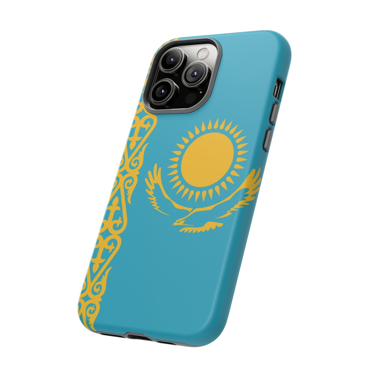 Kazakhstan Flag Phone Case | iPhone 15 Plus/ Pro, 14, 13, 12| Google Pixel 7, Pro, 5| Samsung Galaxy S23 All Major Phone Models