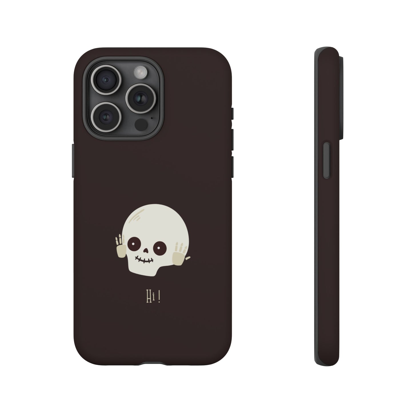 Hello Skull Phone Case | iPhone 15 Plus/ Pro, 14, 13, 12| Google Pixel 7, Pro, 5| Samsung Galaxy S23 All Major Phone Models