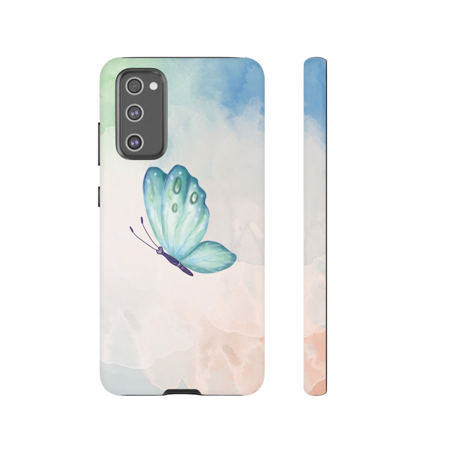 Blue Butterfly Wallpaper Phone Case  | iPhone 15 Plus/ Pro, 14, 13, 12| Google Pixel 7, Pro, 5| Samsung Galaxy S23 All Major Phone Models