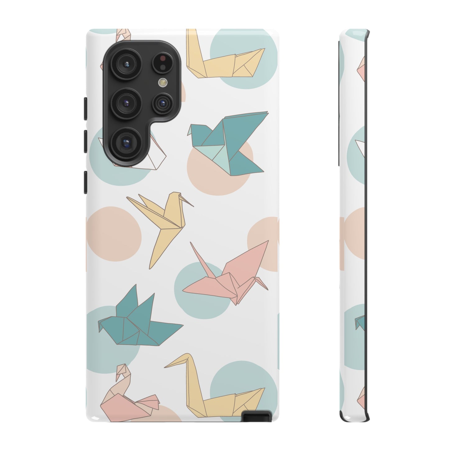 Origami Wallpaper Phone Case | iPhone 15 Plus/ Pro, 14, 13, 12| Google Pixel 7, Pro, 5| Samsung Galaxy S23 All Major Phone Models