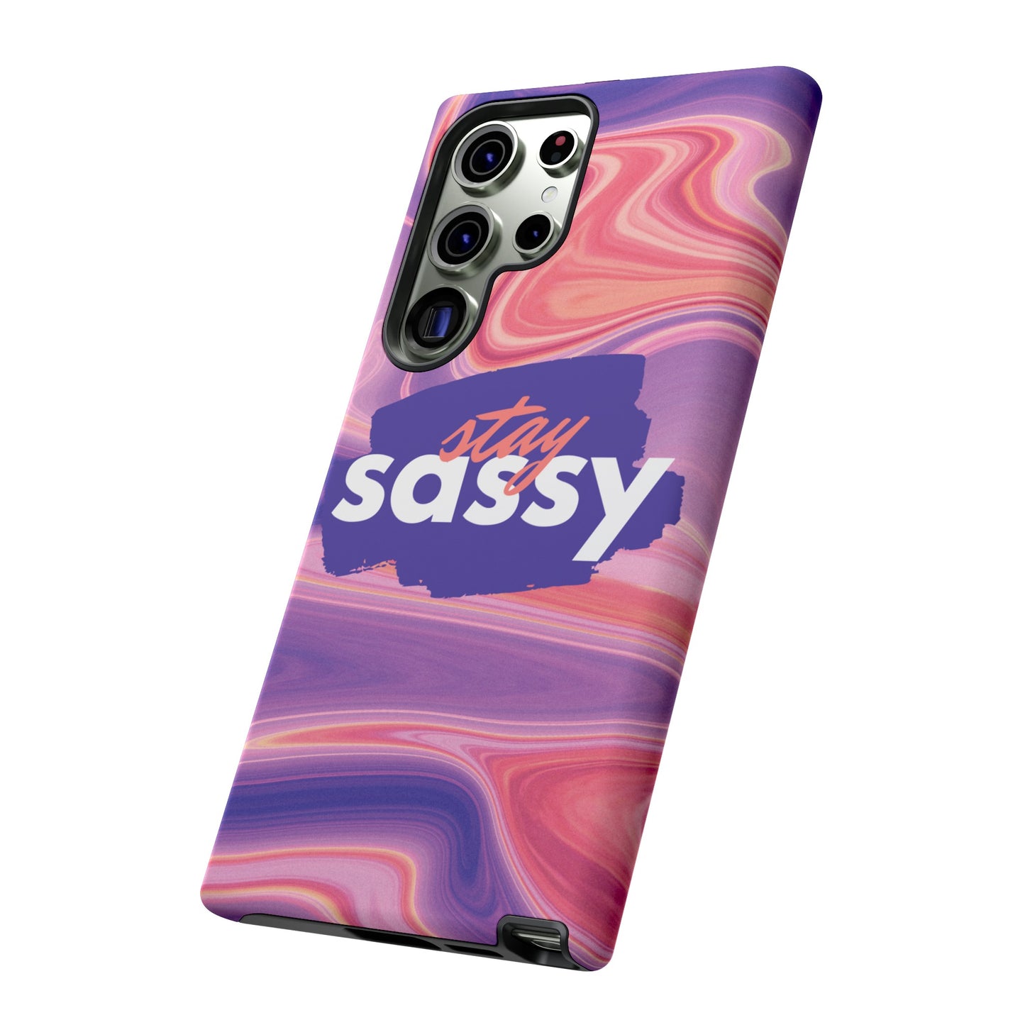 Stay Sassy Wallpaper Phone Case | iPhone 15 Plus/ Pro, 14, 13, 12| Google Pixel 7, Pro, 5| Samsung Galaxy S23 All Major Phone Models