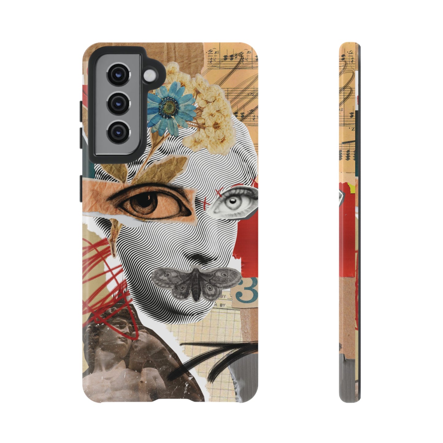 Woman Collage Wallpaper Phone Case | iPhone 15 Plus/ Pro, 14, 13, 12| Google Pixel 7, Pro, 5| Samsung Galaxy S23 All Major Phone Models