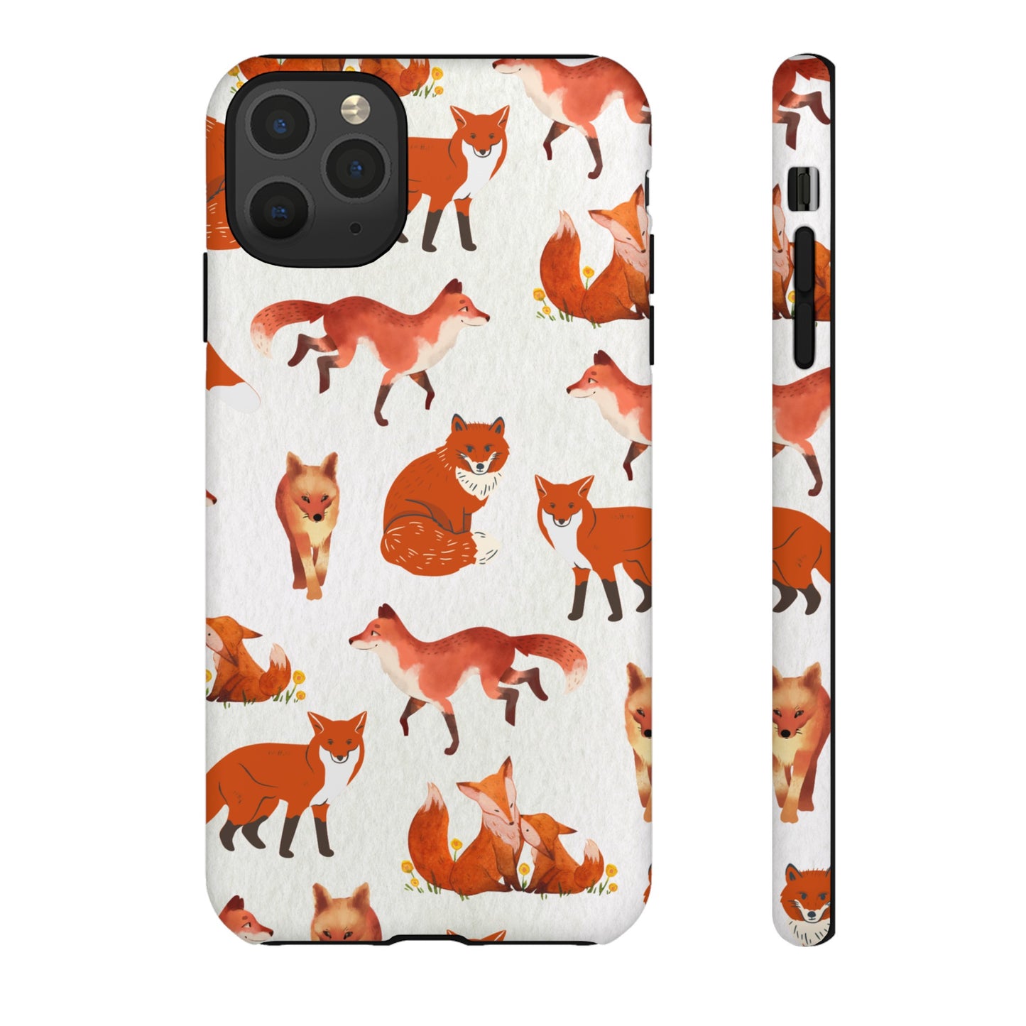 Foxes Wallpaper Phone Case | iPhone 15 Plus/ Pro, 14, 13, 12| Google Pixel 7, Pro, 5| Samsung Galaxy S23 All Major Phone Models