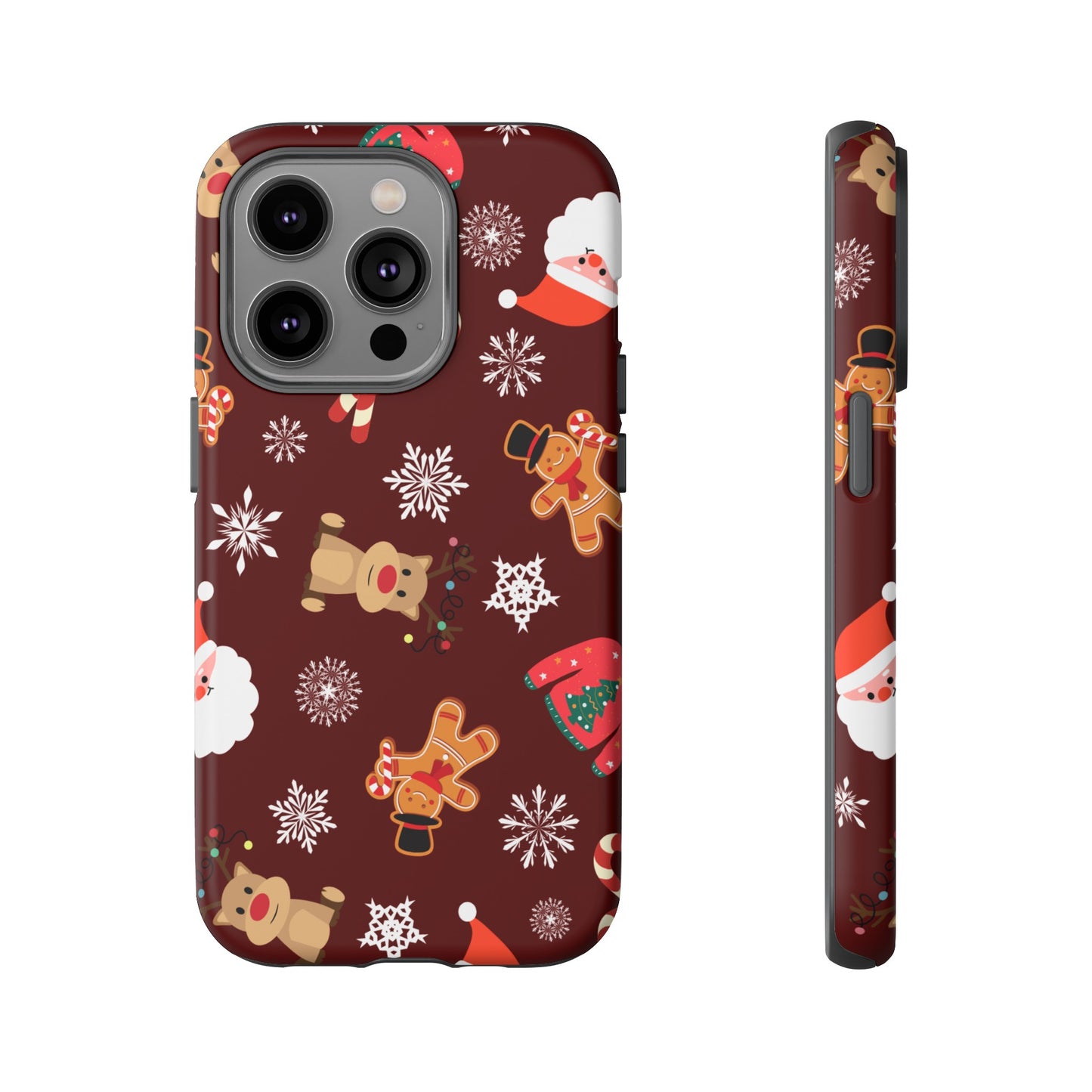 Festive Christmas Wallpaper Phone Case | iPhone 15 Plus/ Pro, 14, 13, 12| Google Pixel 7, Pro, 5| Samsung Galaxy S23 All Major Phone Models