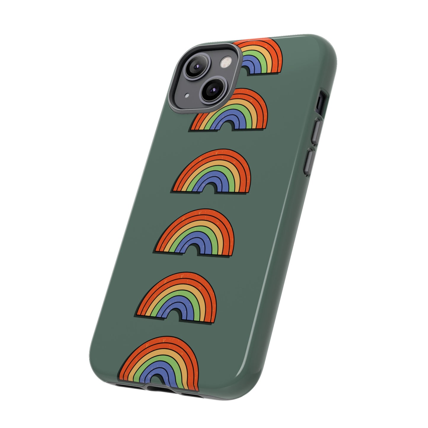 Rainbow Wallpaper Phone Case | iPhone 15 Plus/ Pro, 14, 13, 12| Google Pixel 7, Pro, 5| Samsung Galaxy S23 All Major Phone Models