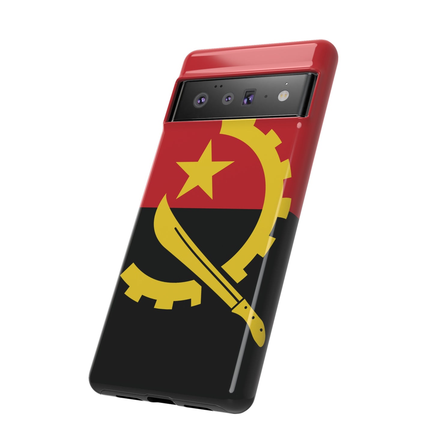 Angola Flag Phone Case | iPhone 15 Plus/ Pro, 14, 13, 12| Google Pixel 7, Pro, 5| Samsung Galaxy S23 All Major Phone Models