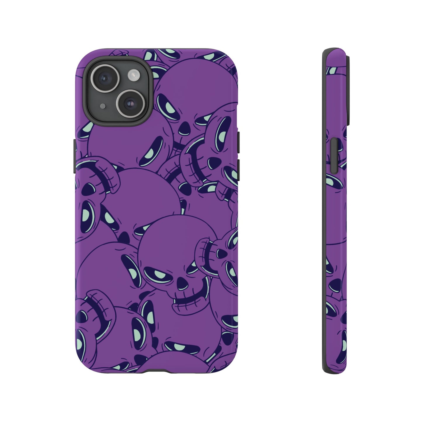 Glowing Skulls Wallpaper Phone Case | iPhone 15 Plus/ Pro, 14, 13, 12| Google Pixel 7, Pro, 5| Samsung Galaxy S23 All Major Phone Models