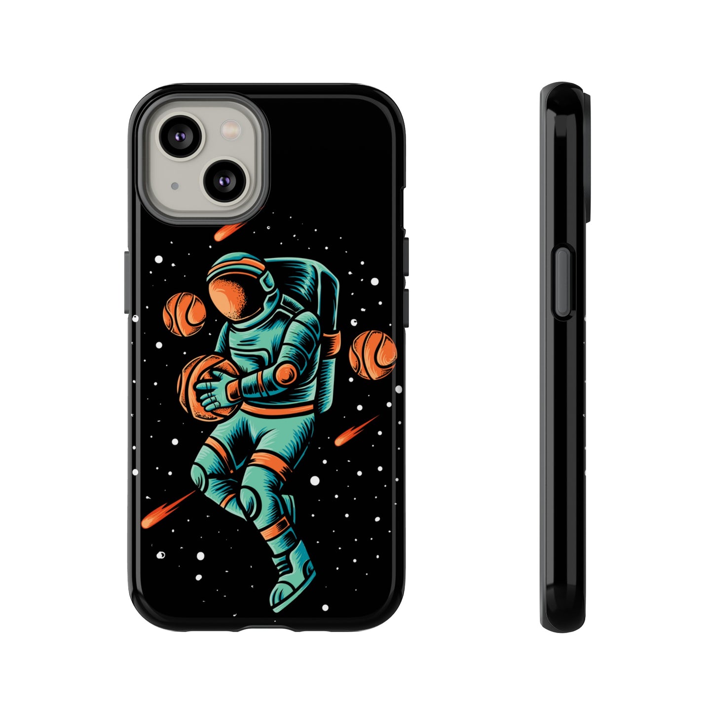 Space Basketball Phone Case | iPhone 15 Plus/ Pro, 14, 13, 12| Google Pixel 7, Pro, 5| Samsung Galaxy S23 All Major Phone Models