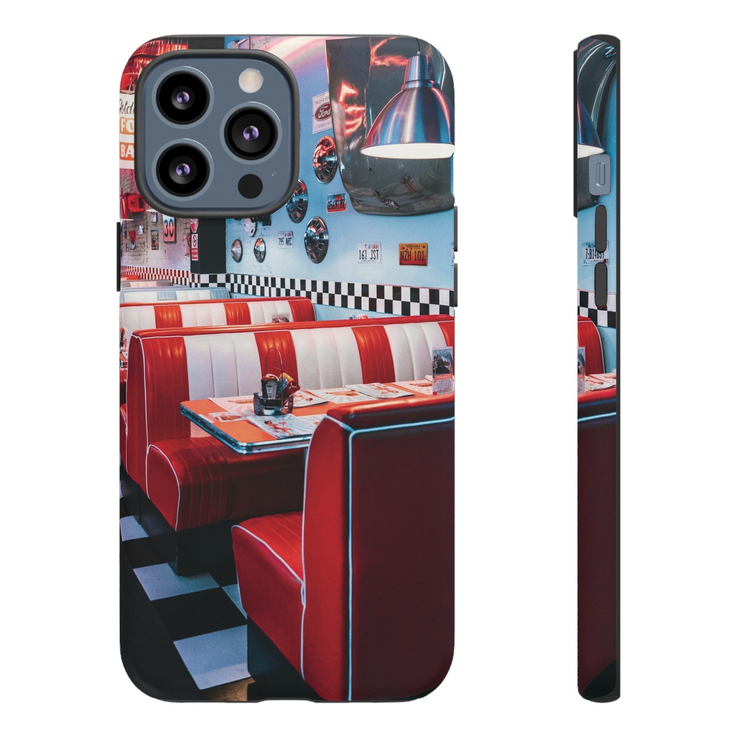 Diner Wallpaper Phone Case | iPhone 15 Plus/ Pro, 14, 13, 12| Google Pixel 7, Pro, 5| Samsung Galaxy S23 All Major Phone Models