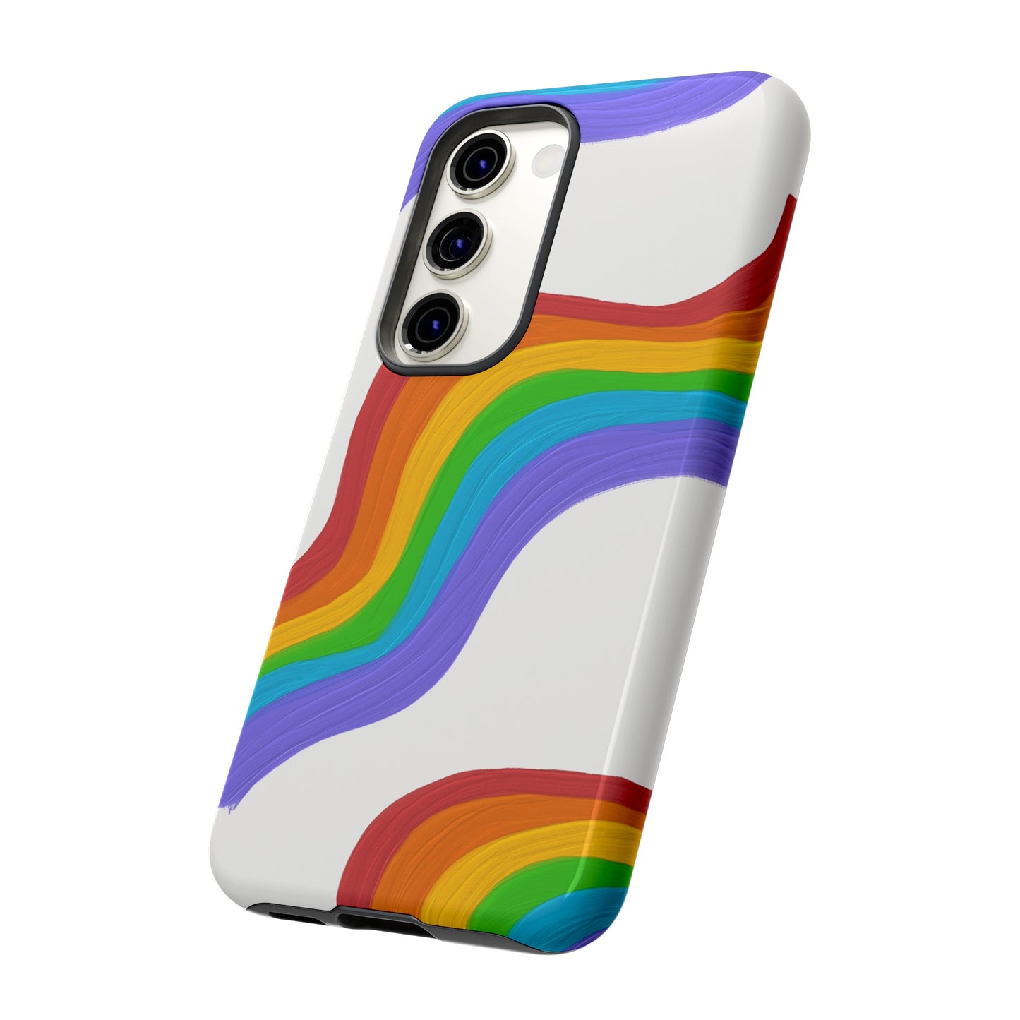 Rainbow Wallpaper Phone Case | iPhone 15 Plus/ Pro, 14, 13, 12| Google Pixel 7, Pro, 5| Samsung Galaxy S23 All Major Phone Models