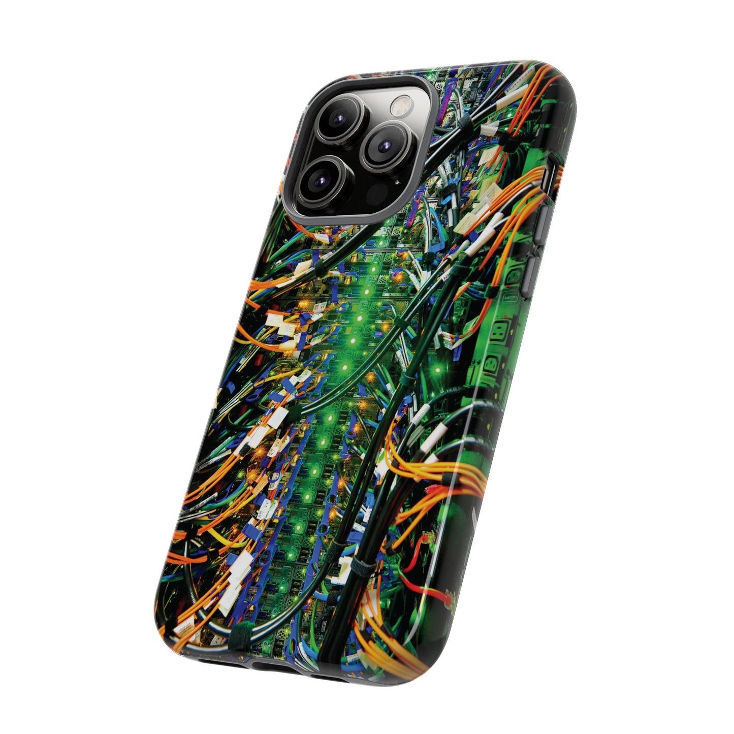 Green Computer Circuitboard Wallpaper Phone Case | iPhone 15 Plus/ Pro, 14, 13, 12| Google Pixel 7, Pro, 5| Samsung Galaxy S23 All Major Phone Models