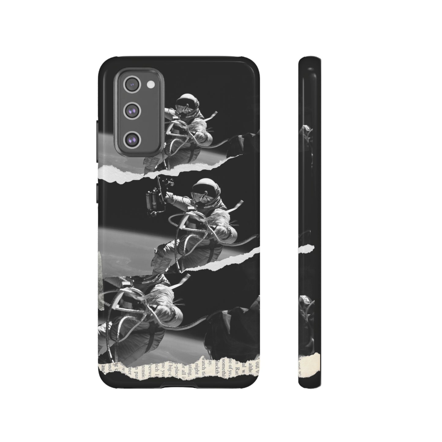 Astronaut Collage Phone Case | iPhone 15 Plus/ Pro, 14, 13, 12| Google Pixel 7, Pro, 5| Samsung Galaxy S23 All Major Phone Models