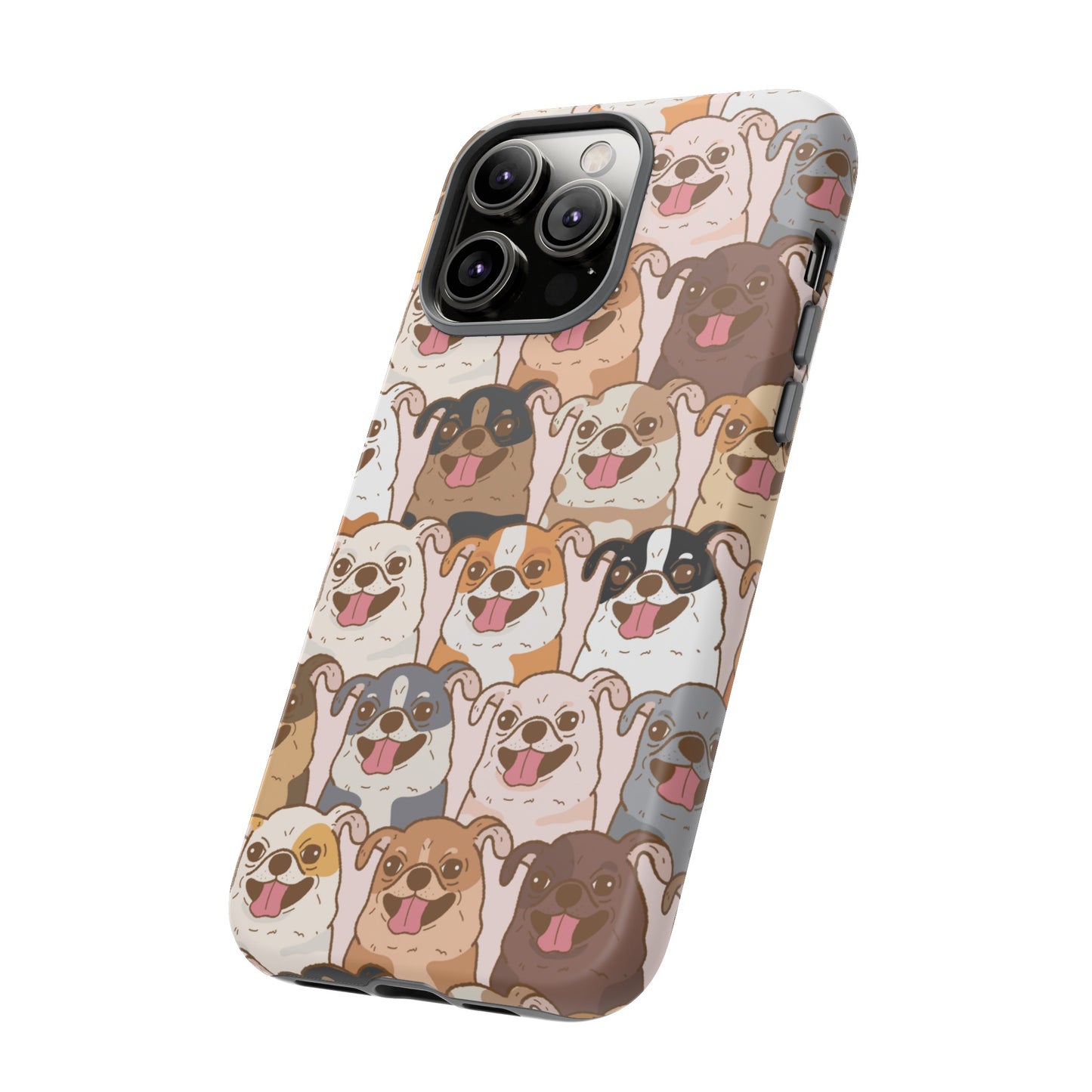 Dog Line Up Phone Case | iPhone 15 Plus/ Pro, 14, 13, 12| Google Pixel 7, Pro, 5| Samsung Galaxy S23 All Major Phone Models