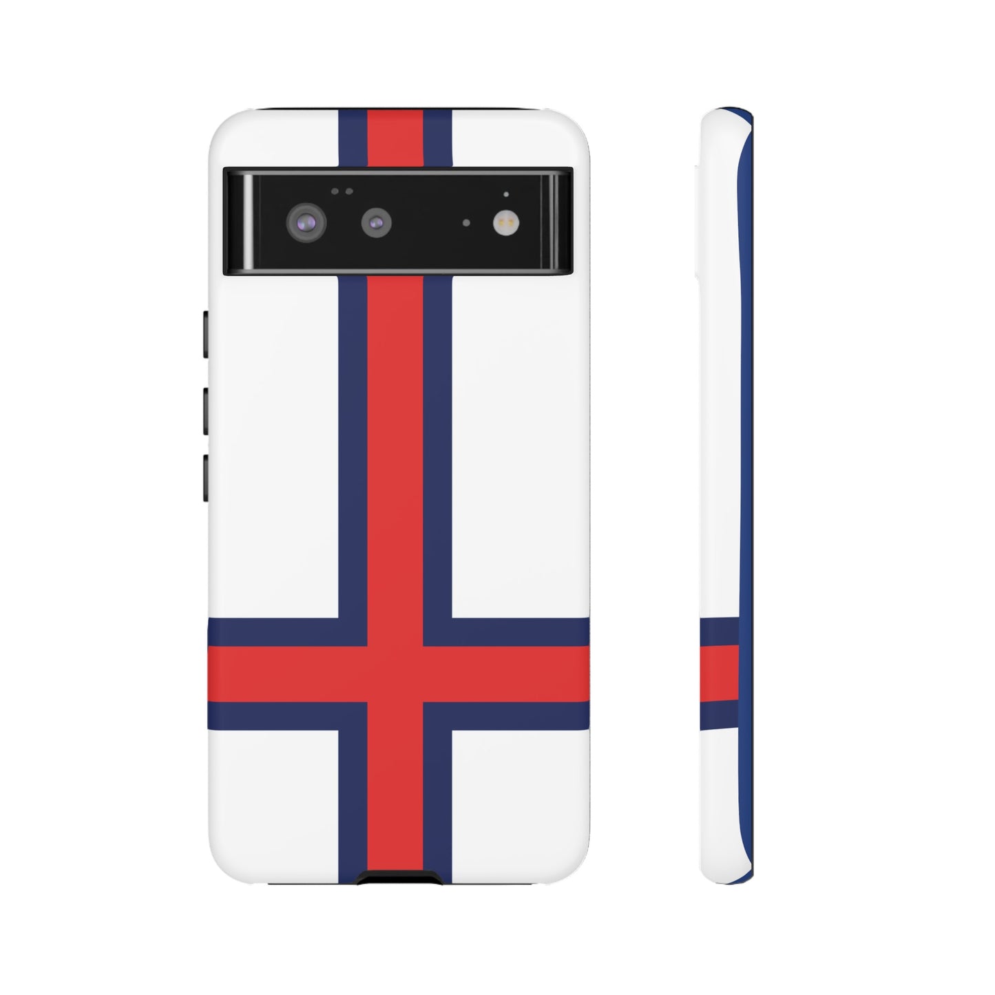 Faroe Island Denmark Flag Phone Case | iPhone 15 Plus/ Pro, 14, 13, 12| Google Pixel 7, Pro, 5| Samsung Galaxy S23 All Major Phone Models