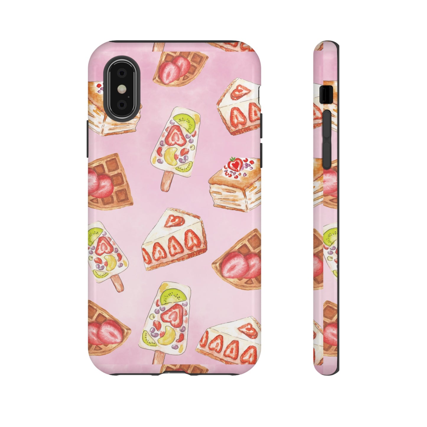 Assorted Dessert Wallpaper Phone Case | iPhone 15 Plus/ Pro, 14, 13, 12| Google Pixel 7, Pro, 5| Samsung Galaxy S23 All Major Phone Models