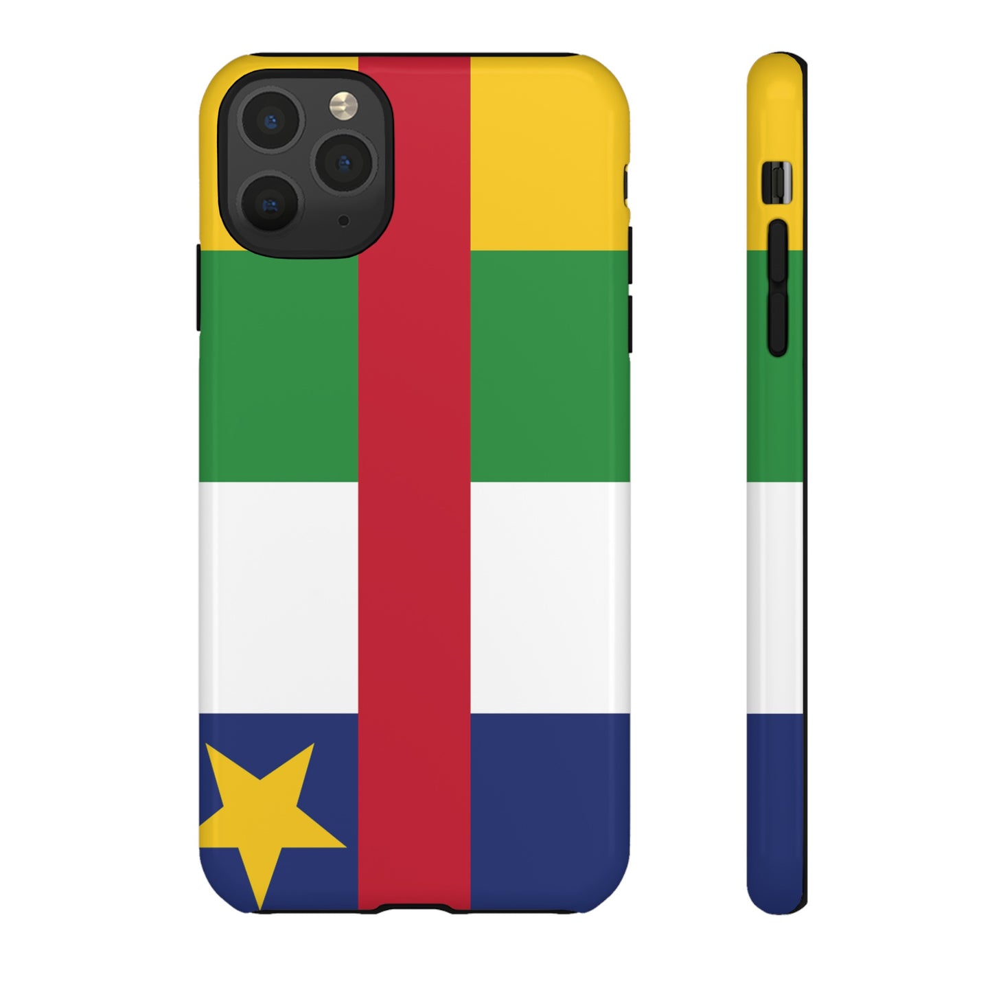 Central African Republic Flag Phone Case | iPhone 15 Plus/ Pro, 14, 13, 12| Google Pixel 7, Pro, 5| Samsung Galaxy S23 All Major Phone Models