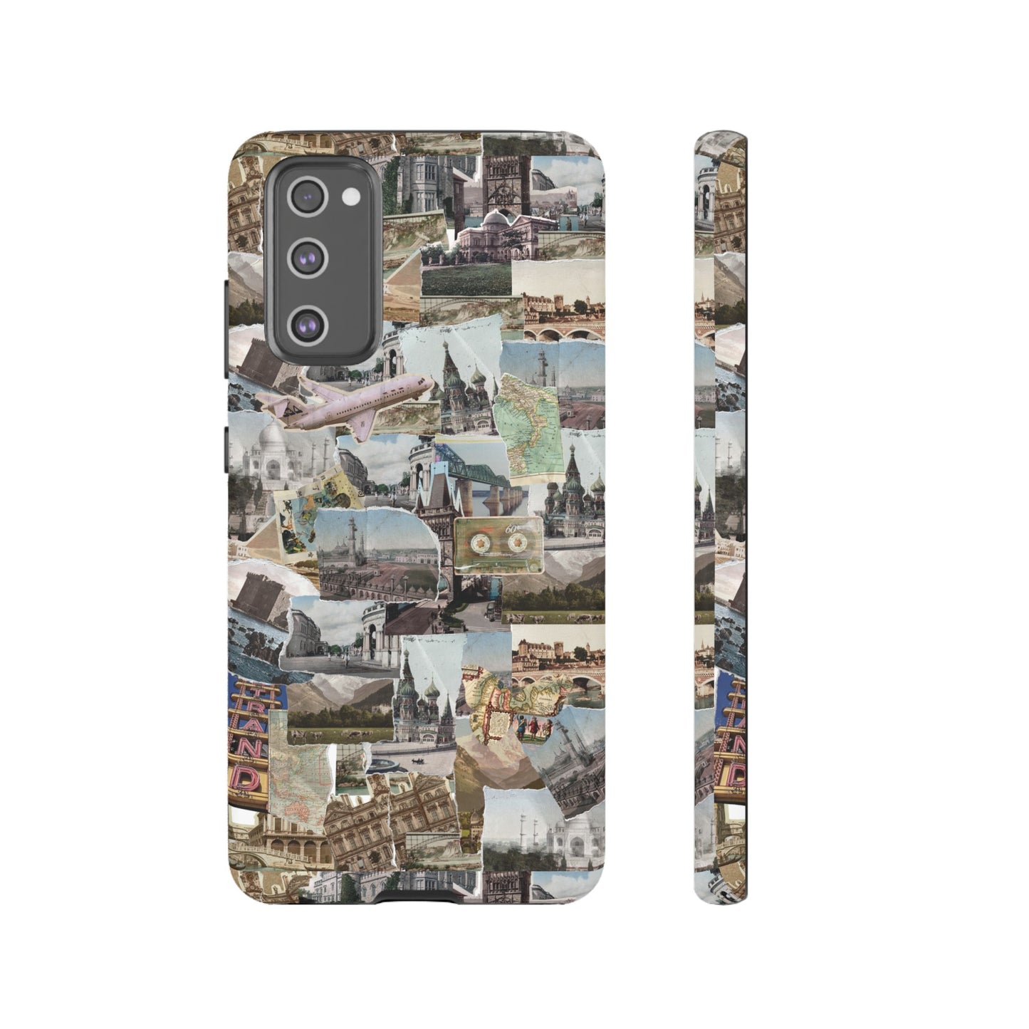 Travel Collage Wallpaper Phone Case | iPhone 15 Plus/ Pro, 14, 13, 12| Google Pixel 7, Pro, 5| Samsung Galaxy S23 All Major Phone Models