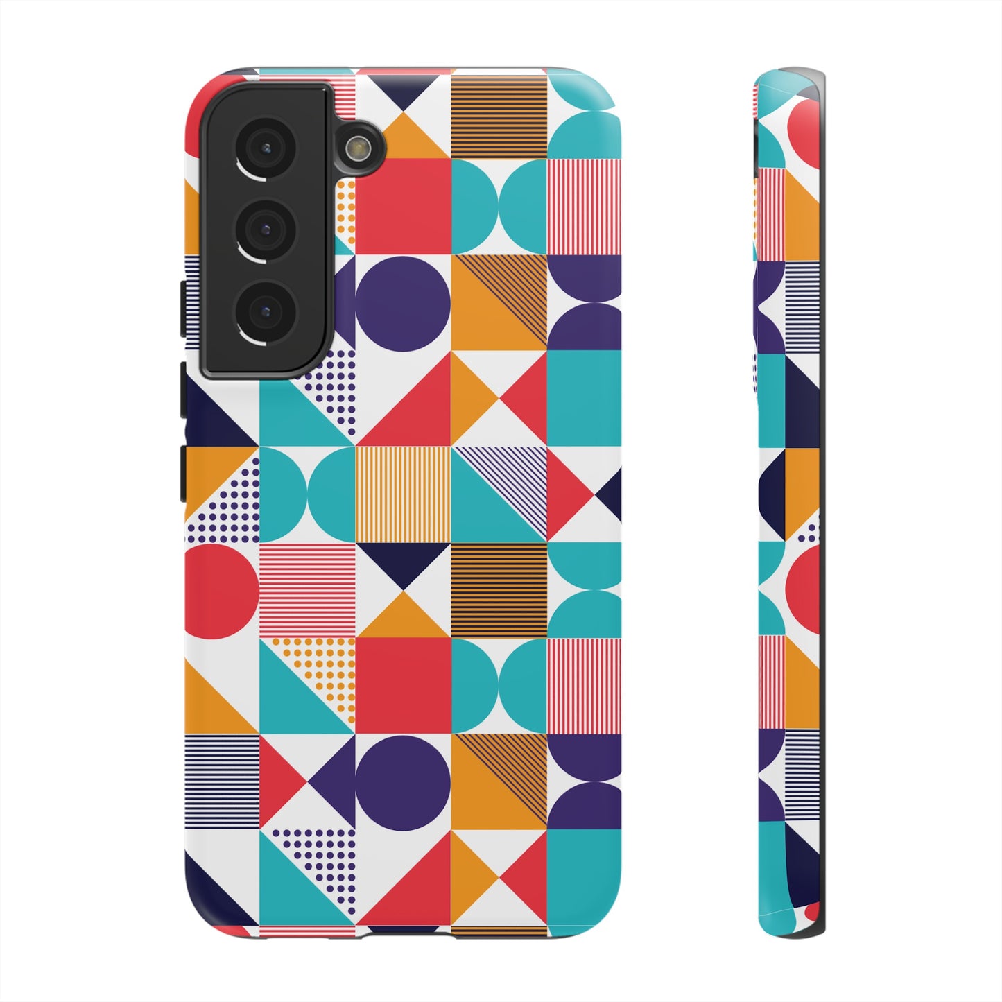 Geometric Patterned Wallpaper Phone Case | iPhone 15 Plus/ Pro, 14, 13, 12| Google Pixel 7, Pro, 5|Samsung Galaxy S23 All Major Phone Models