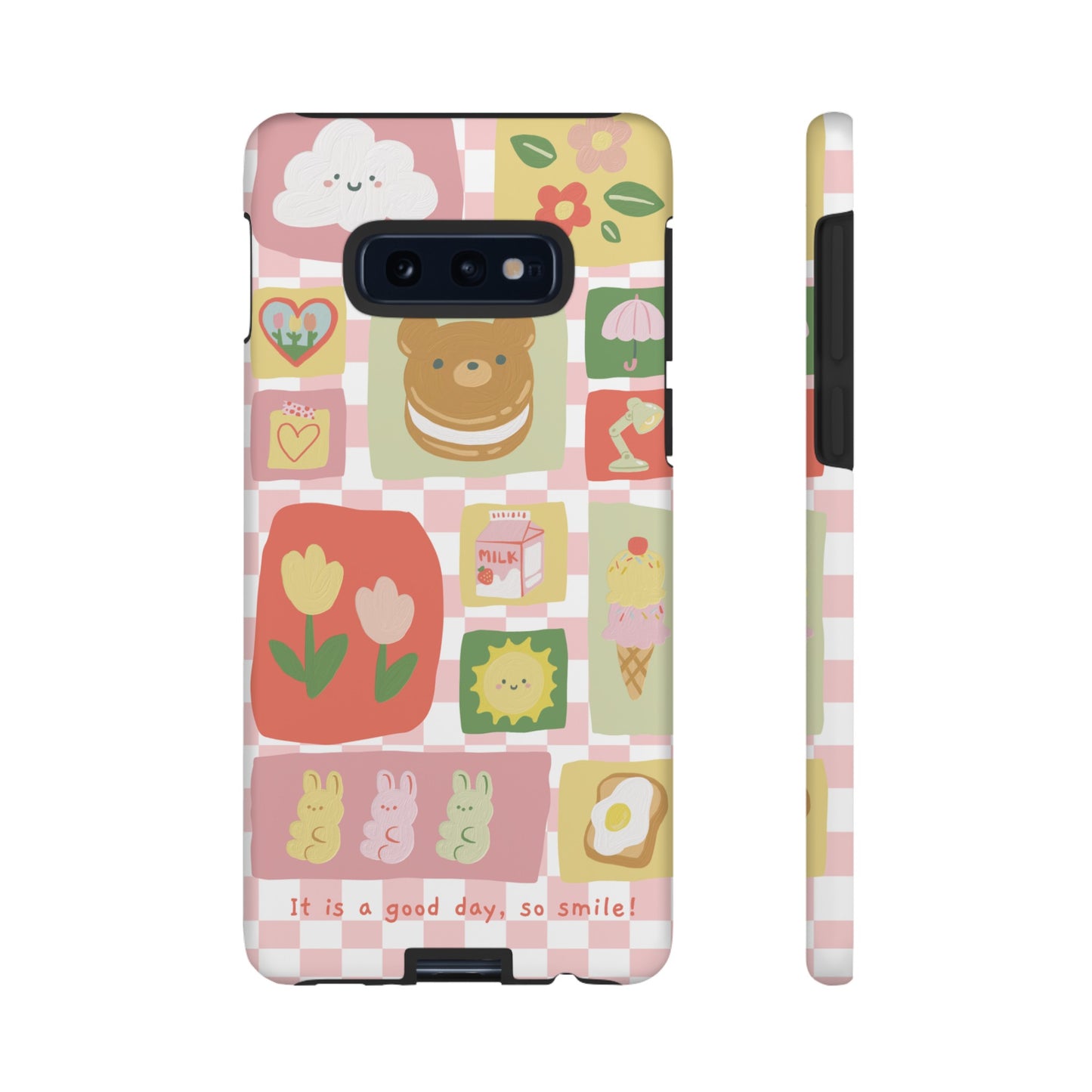 It Is A Good Day, So Smile! Wallpaper Phone Case | iPhone 15 Plus/ Pro, 14, 13, 12| Google Pixel 7, Pro, 5| Samsung Galaxy S23 All Major Phone Models