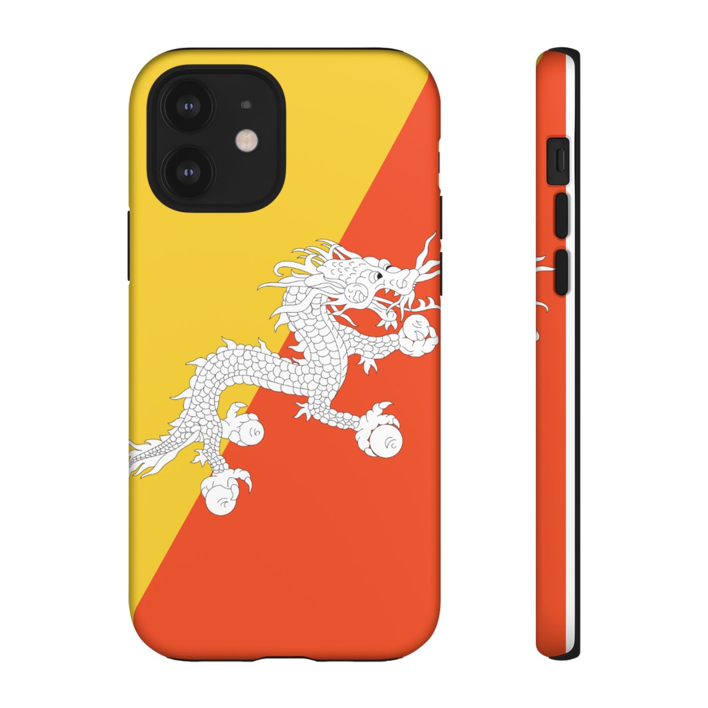 Bhutan Flag Phone Case | iPhone 15 Plus/ Pro, 14, 13, 12| Google Pixel 7, Pro, 5| Samsung Galaxy S23 All Major Phone Models