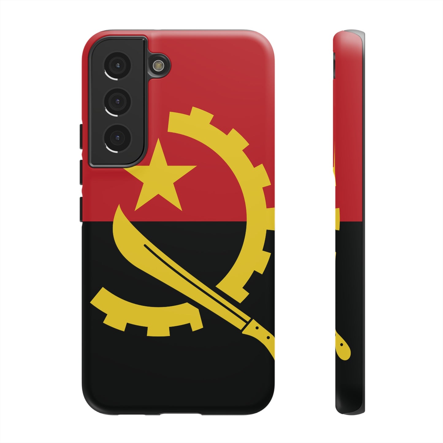 Angola Flag Phone Case | iPhone 15 Plus/ Pro, 14, 13, 12| Google Pixel 7, Pro, 5| Samsung Galaxy S23 All Major Phone Models