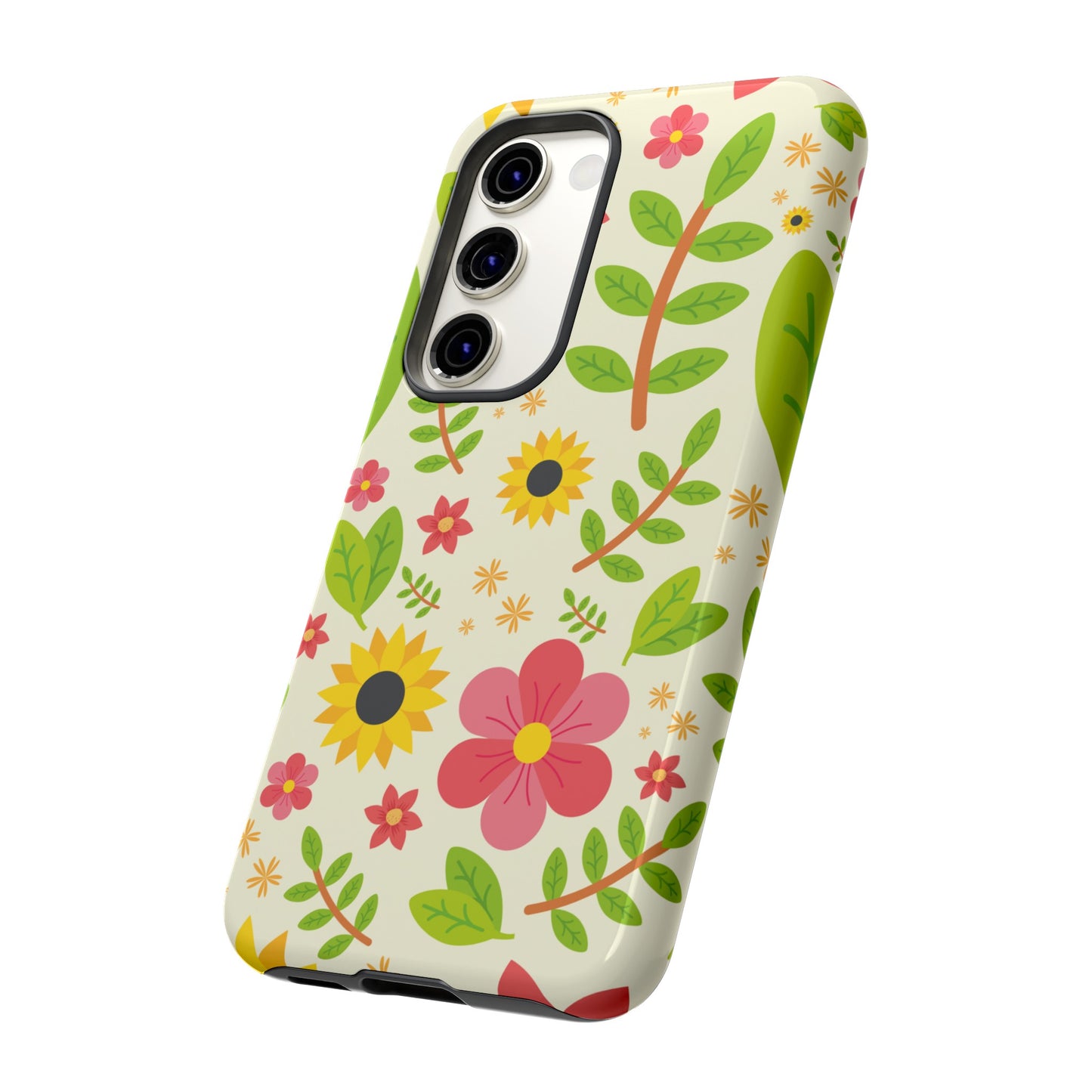 Botanical Flowers Phone Case | iPhone 15 Plus/ Pro, 14, 13, 12| Google Pixel 7, Pro, 5| Samsung Galaxy S23 All Major Phone Models