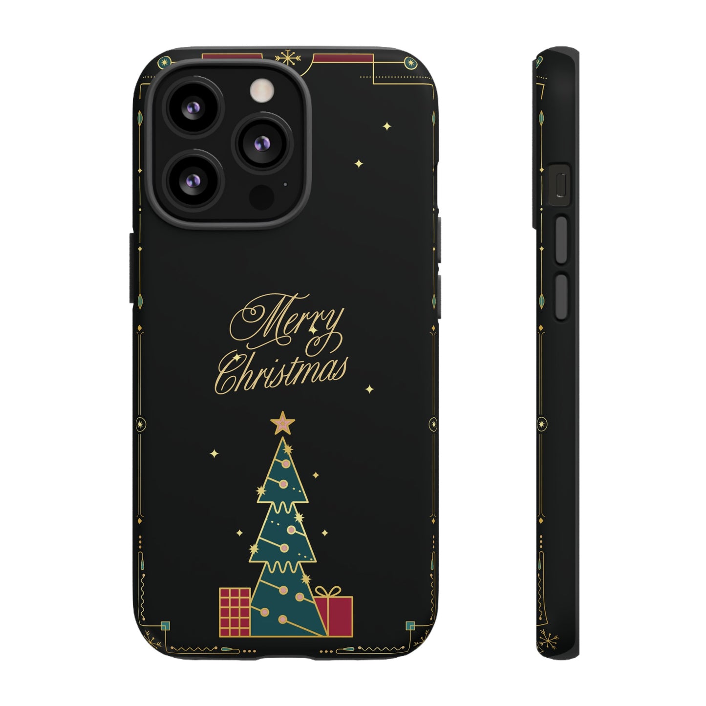 Christmas Tree Wallpaper Phone Case | iPhone 15 Plus/ Pro, 14, 13, 12| Google Pixel 7, Pro, 5| Samsung Galaxy S23 All Major Phone Models