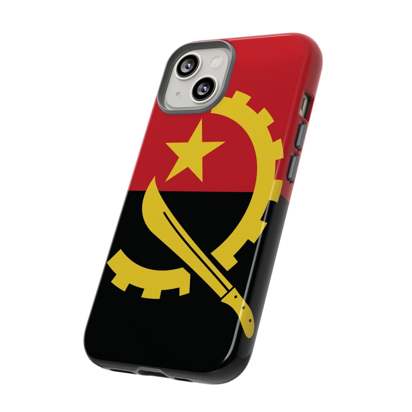 Angola Flag Phone Case | iPhone 15 Plus/ Pro, 14, 13, 12| Google Pixel 7, Pro, 5| Samsung Galaxy S23 All Major Phone Models