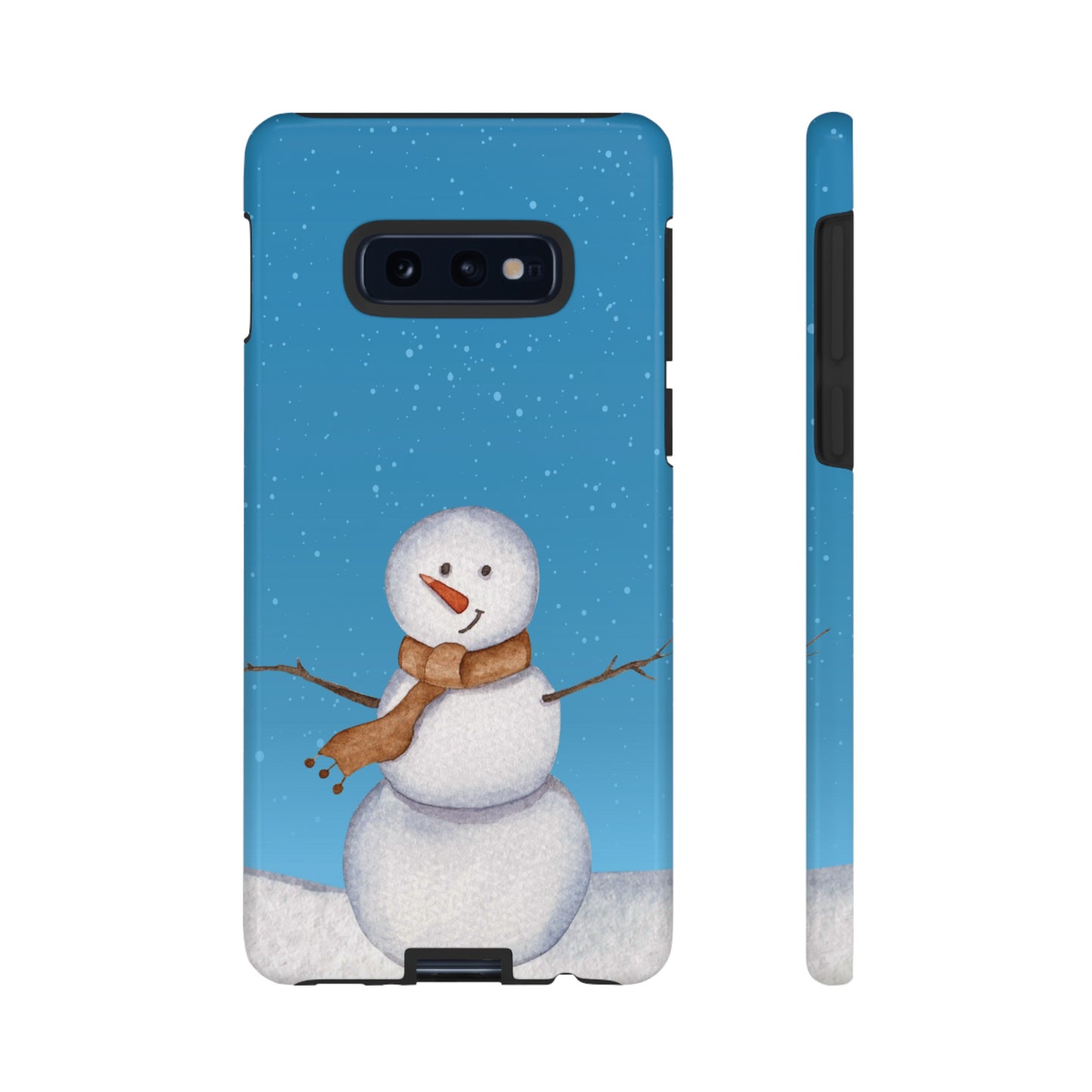 Snowman Wallpaper Phone Case | iPhone 15 Plus/ Pro, 14, 13, 12| Google Pixel 7, Pro, 5| Samsung Galaxy S23 All Major Phone Models