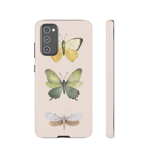 Three Butterflies Wallpaper Phone Case | iPhone 15 Plus/ Pro, 14, 13, 12| Google Pixel 7, Pro, 5| Samsung Galaxy S23 All Major Phone Models