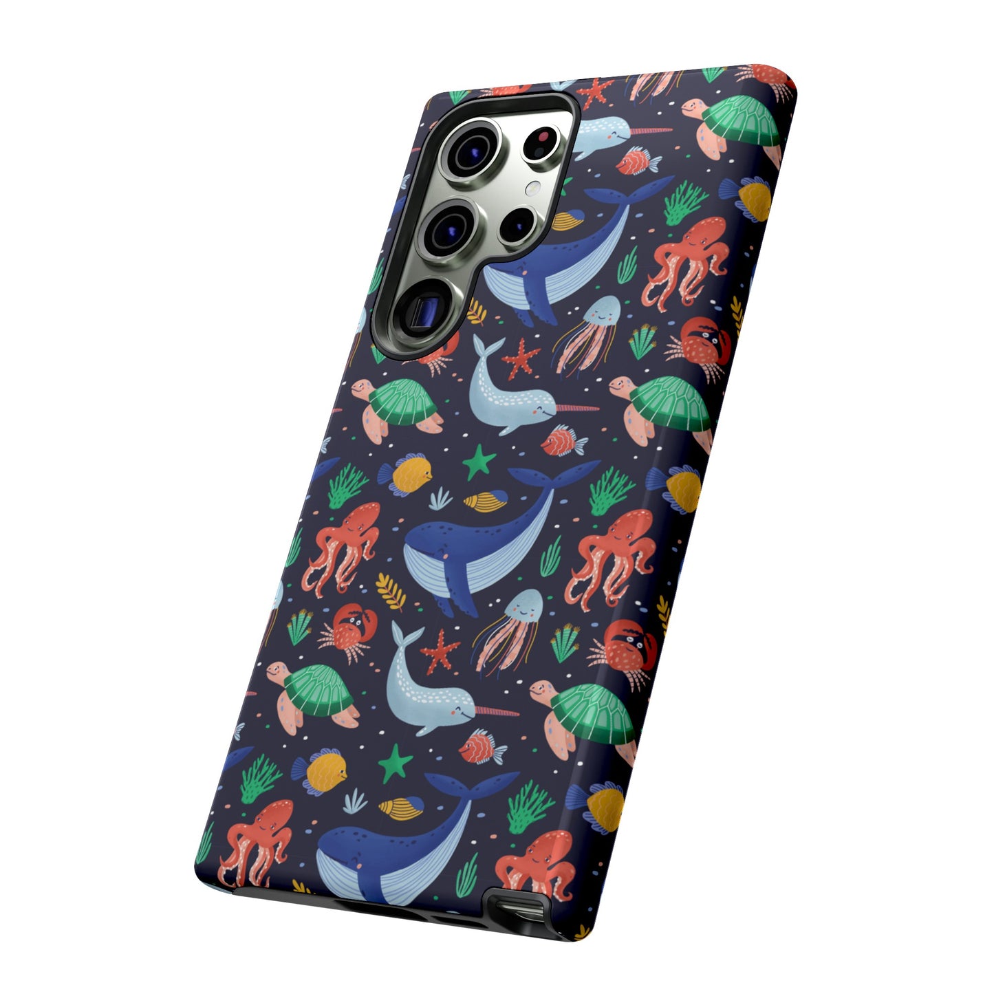 Sea Creatures Wallpaper Phone Case | iPhone 15 Plus/ Pro, 14, 13, 12| Google Pixel 7, Pro, 5| Samsung Galaxy S23 All Major Phone Models