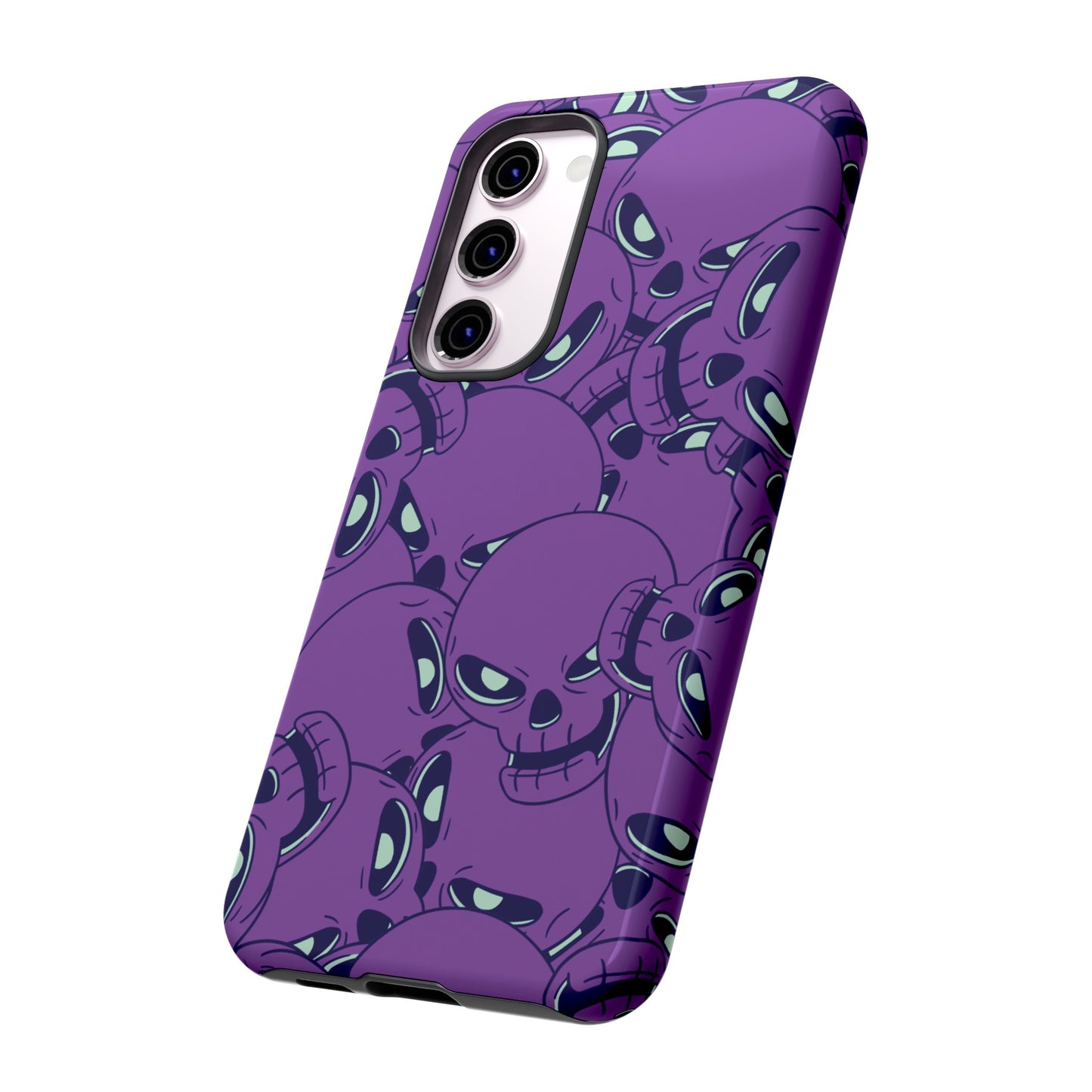 Glowing Skulls Wallpaper Phone Case | iPhone 15 Plus/ Pro, 14, 13, 12| Google Pixel 7, Pro, 5| Samsung Galaxy S23 All Major Phone Models