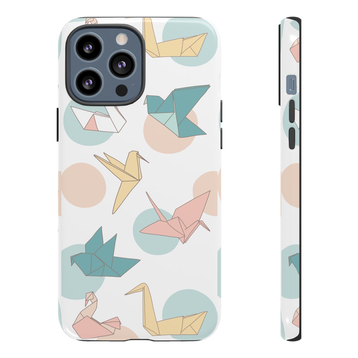 Origami Wallpaper Phone Case | iPhone 15 Plus/ Pro, 14, 13, 12| Google Pixel 7, Pro, 5| Samsung Galaxy S23 All Major Phone Models