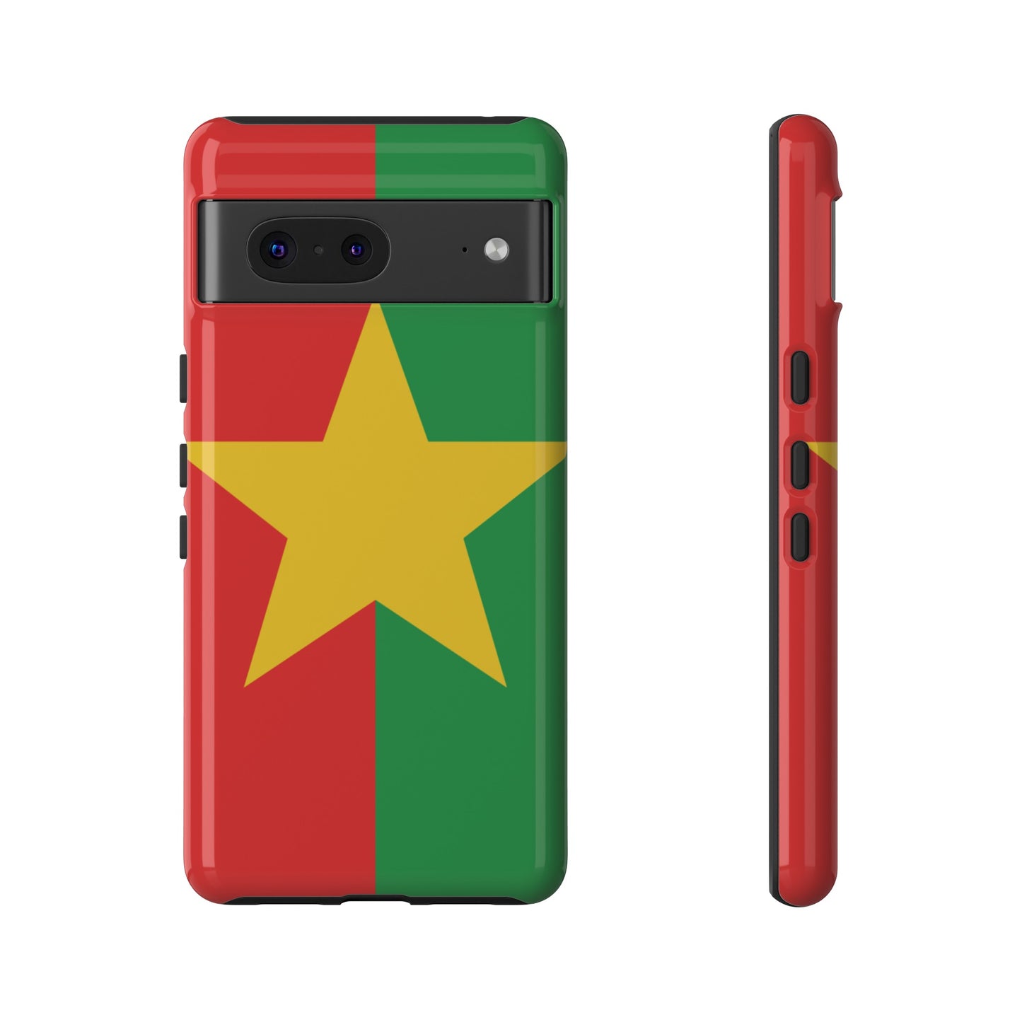 Burkina Faso Flag Phone Case | iPhone 15 Plus/ Pro, 14, 13, 12| Google Pixel 7, Pro, 5| Samsung Galaxy S23 All Major Phone Models