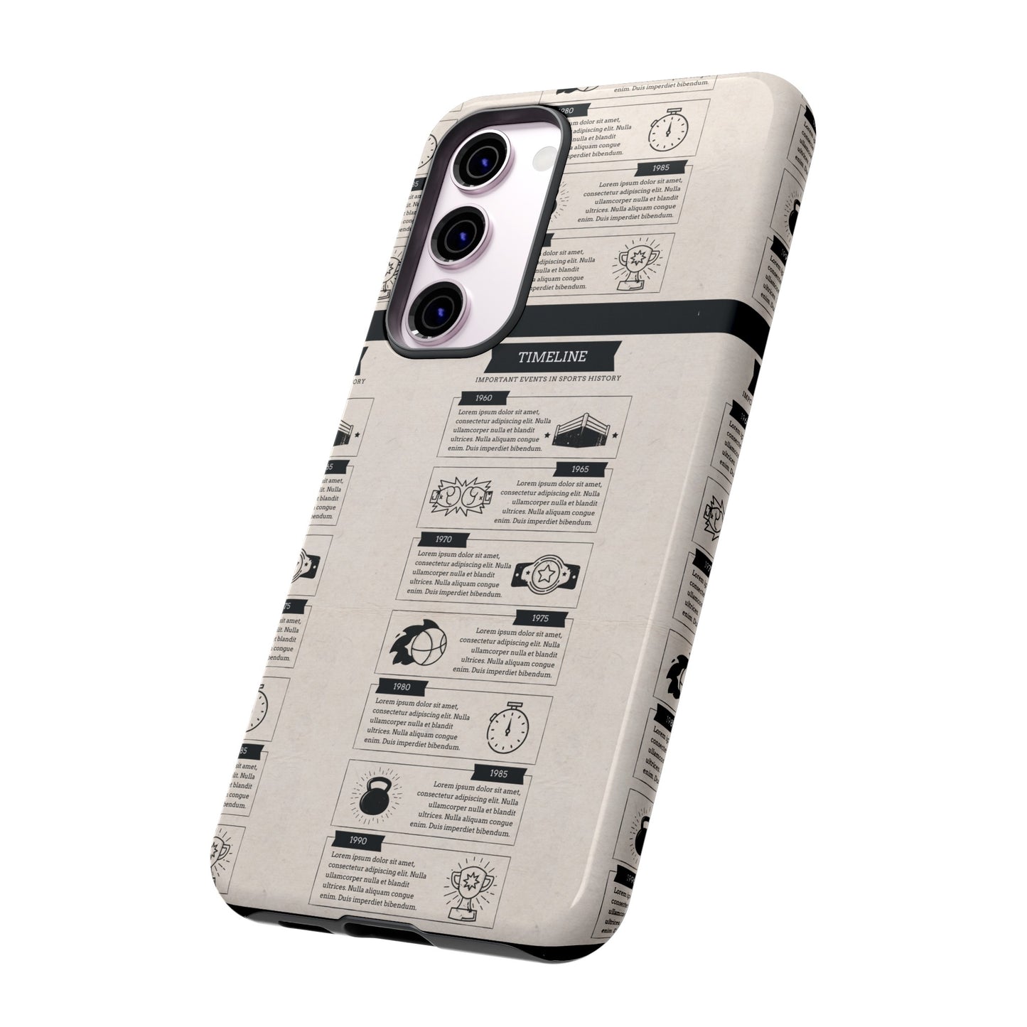 Timeline Wallpaper Phone Case | iPhone 15 Plus/ Pro, 14, 13, 12| Google Pixel 7, Pro, 5| Samsung Galaxy S23 All Major Phone Models