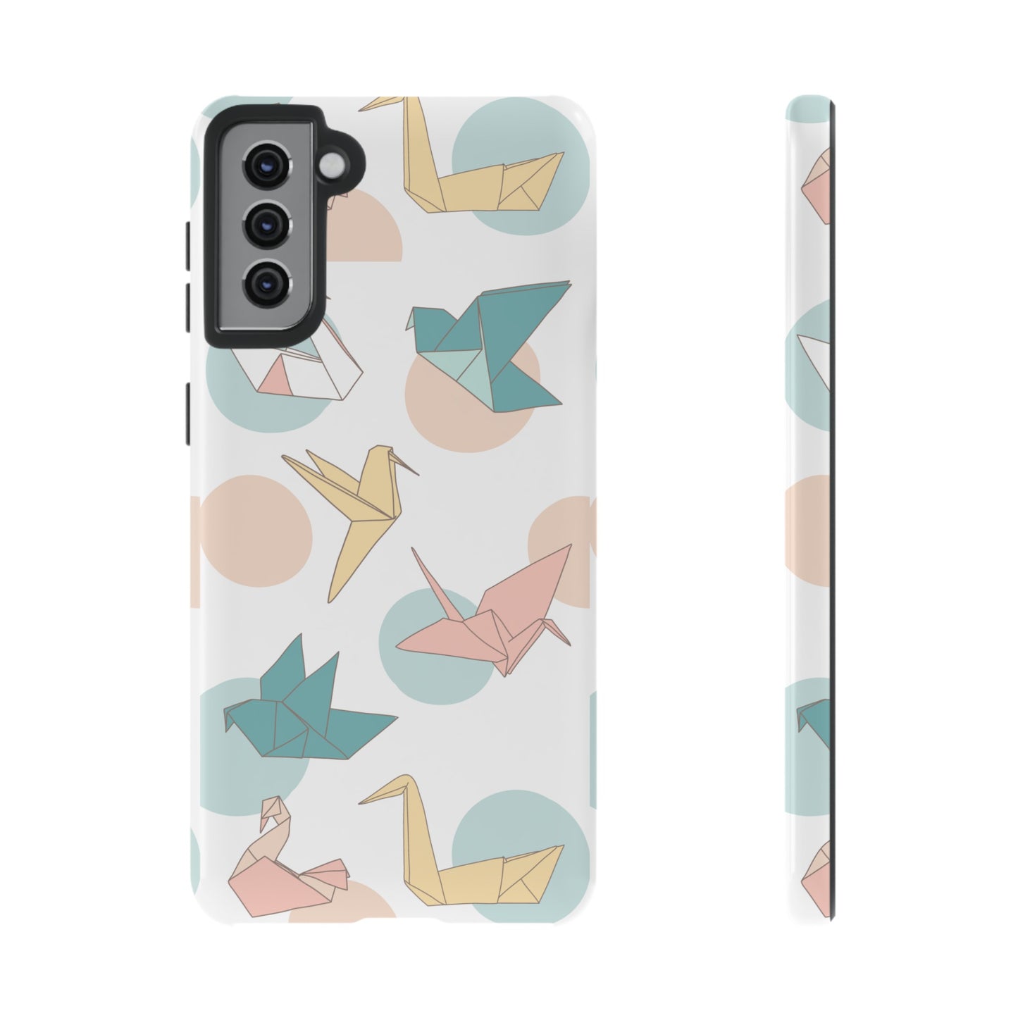 Origami Wallpaper Phone Case | iPhone 15 Plus/ Pro, 14, 13, 12| Google Pixel 7, Pro, 5| Samsung Galaxy S23 All Major Phone Models