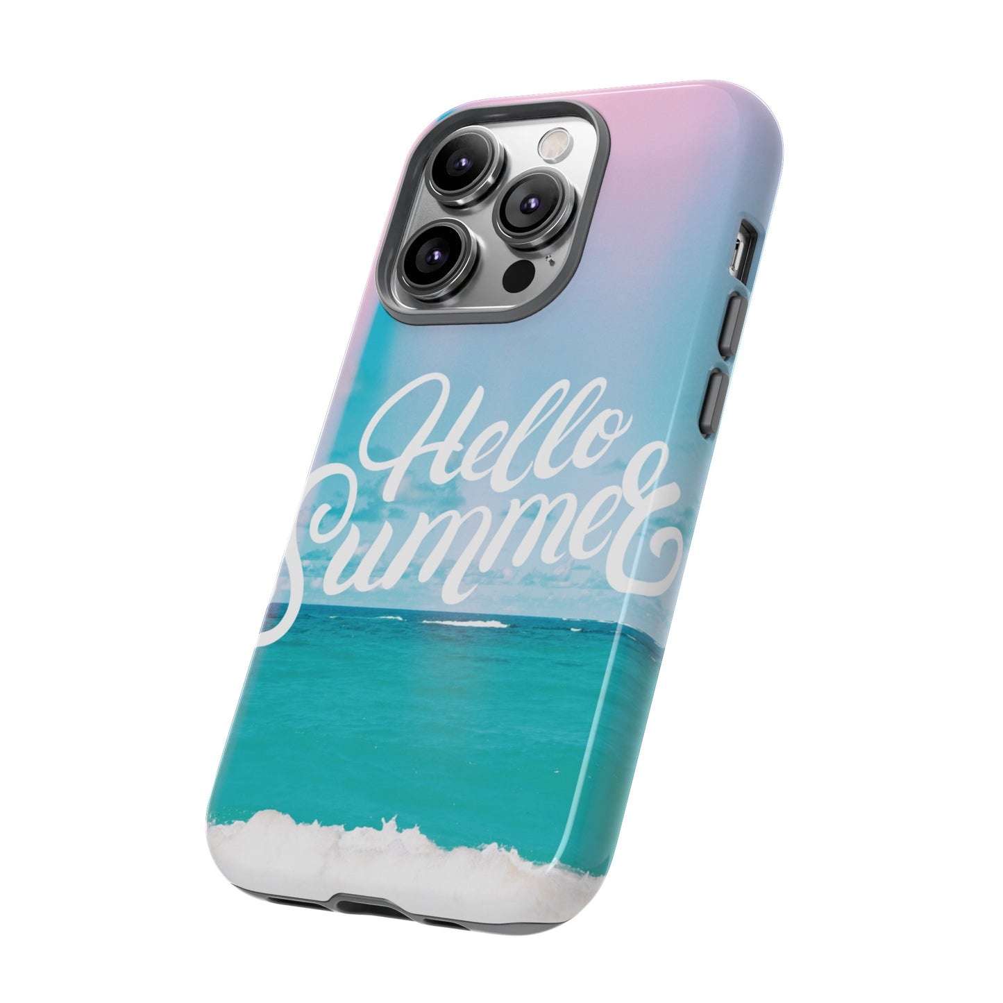 Hello Summer Wallpaper Phone Case | iPhone 15 Plus/ Pro, 14, 13, 12| Google Pixel 7, Pro, 5| Samsung Galaxy S23 All Major Phone Models