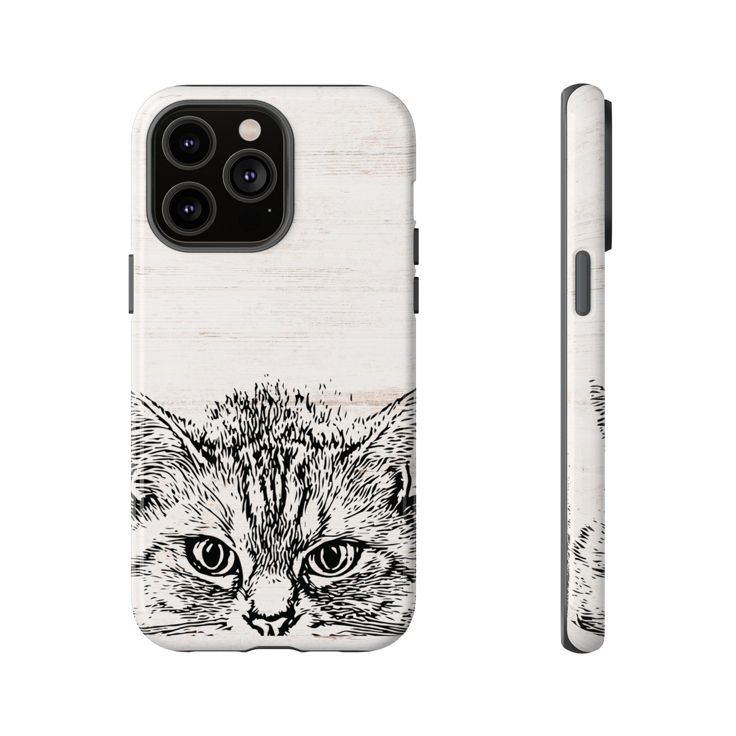 Close- Up Cat Wallpaper Phone Case | iPhone 15 Plus/ Pro, 14, 13, 12| Google Pixel 7, Pro, 5| Samsung Galaxy S23 All Major Phone Models