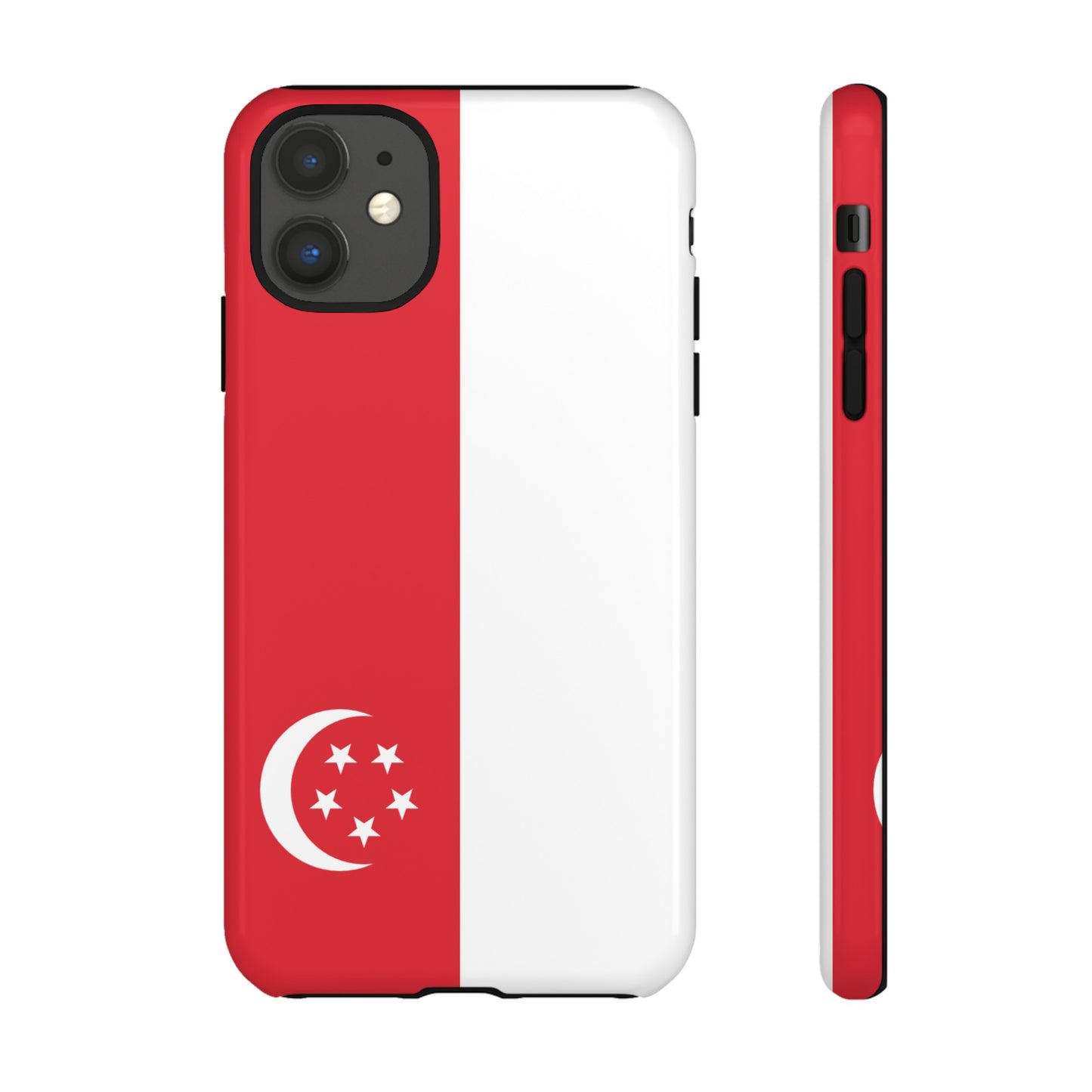 Singapore Flag Phone Case | iPhone 15 Plus/ Pro, 14, 13, 12| Google Pixel 7, Pro, 5| Samsung Galaxy S23 All Major Phone Models